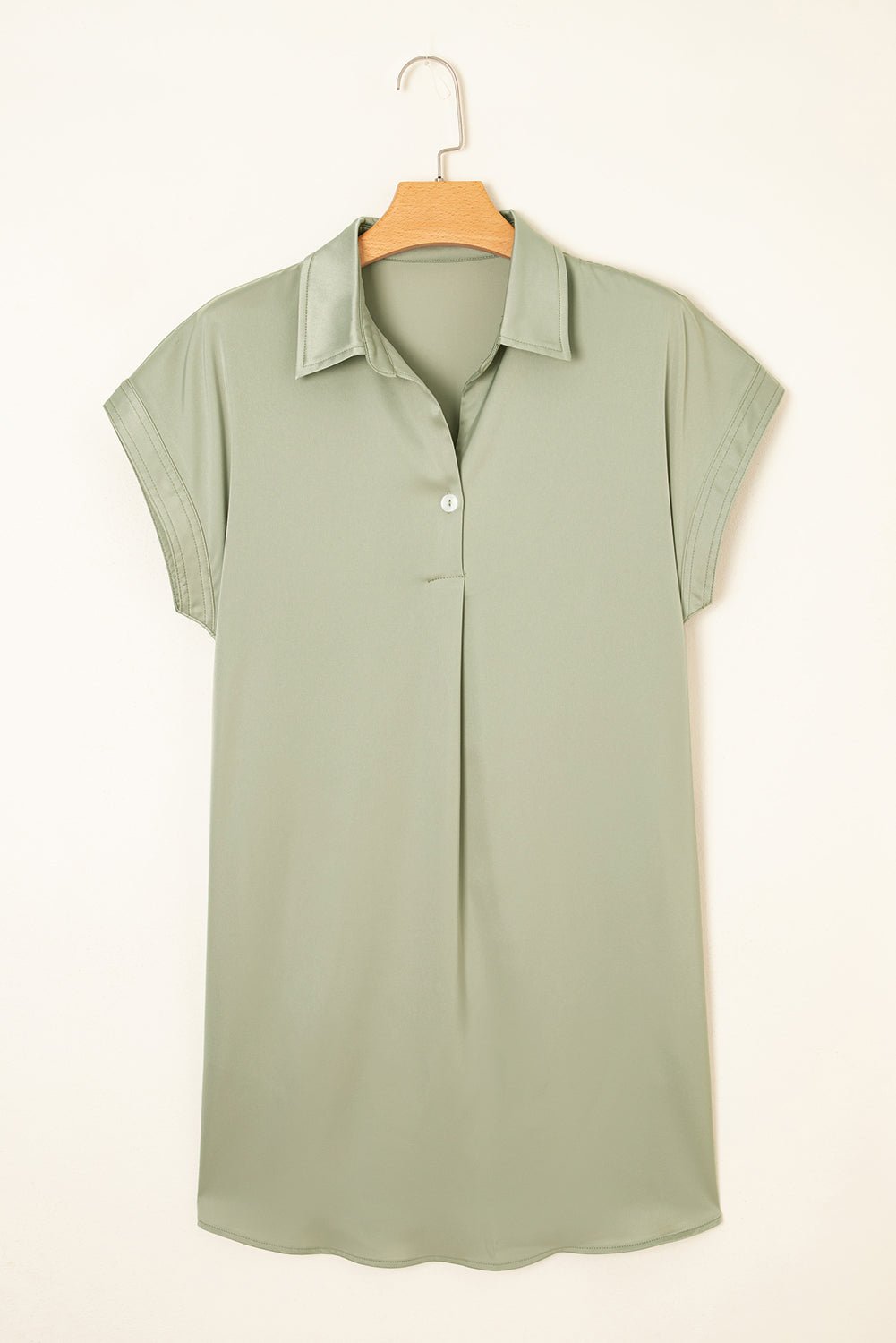 Solid Buttoned Collar T-Shirt Mini Dress - Rooted & Reckless Co.