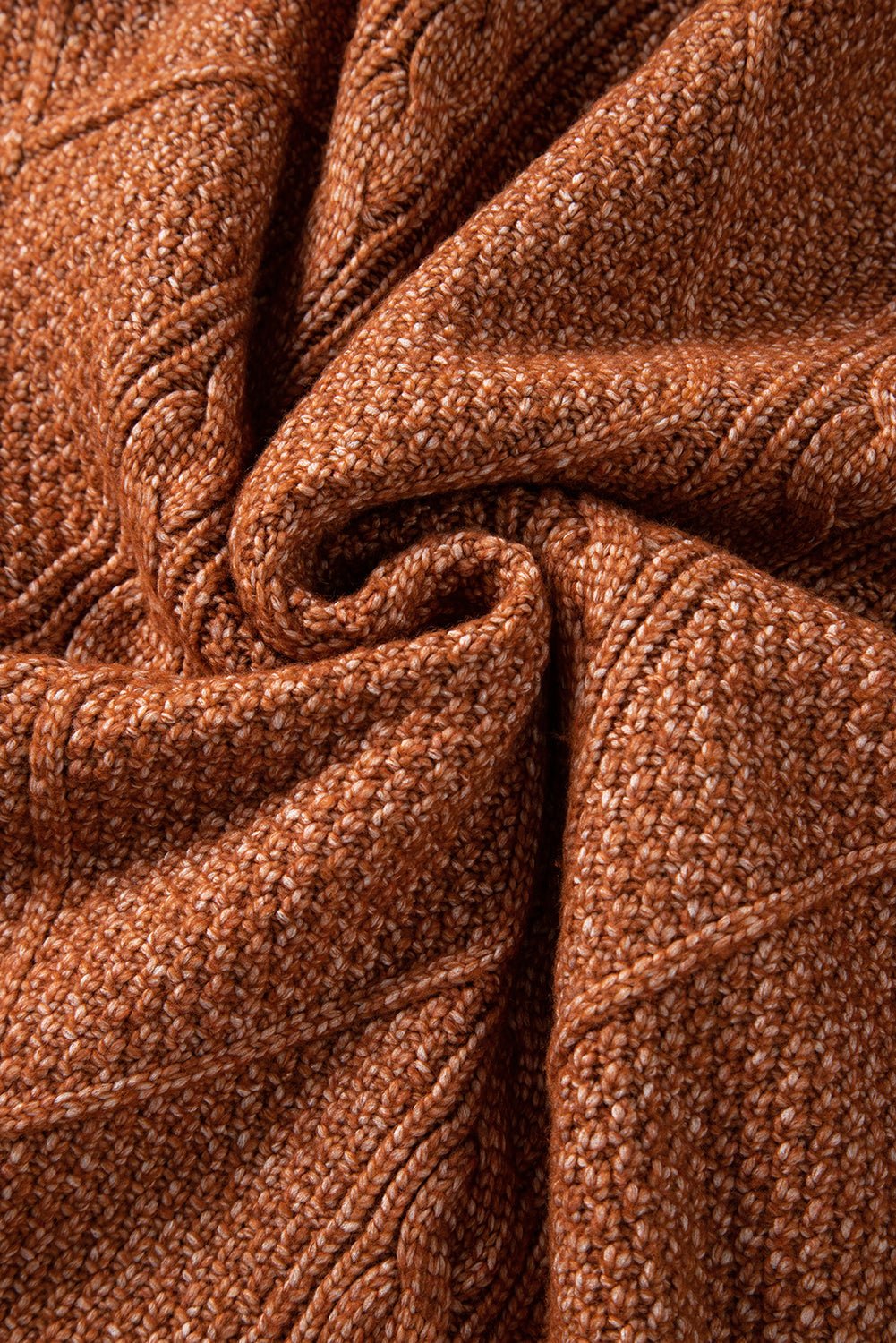 Solid Cable Knit Drop Shoulder Sweater Dress - Rooted & Reckless Co.