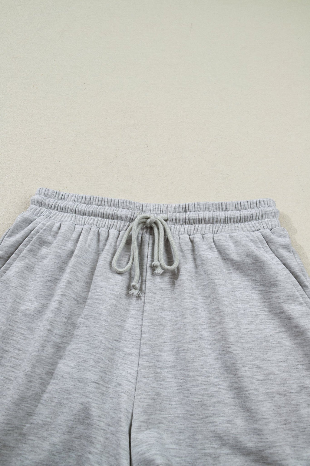 Solid Collared V-Neck Tee & Drawstring Shorts Set - Rooted & Reckless Co.