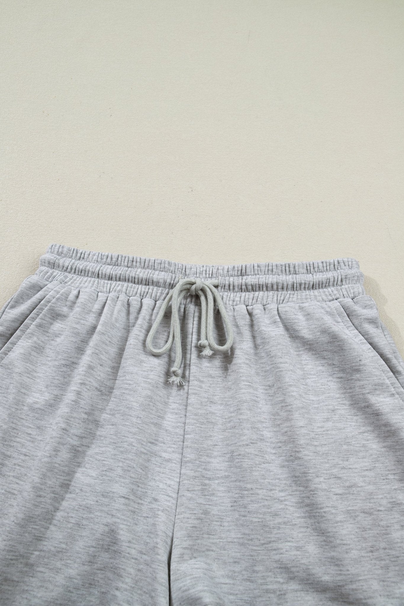 Solid Collared V-Neck Tee & Drawstring Shorts Set - Rooted & Reckless Co.