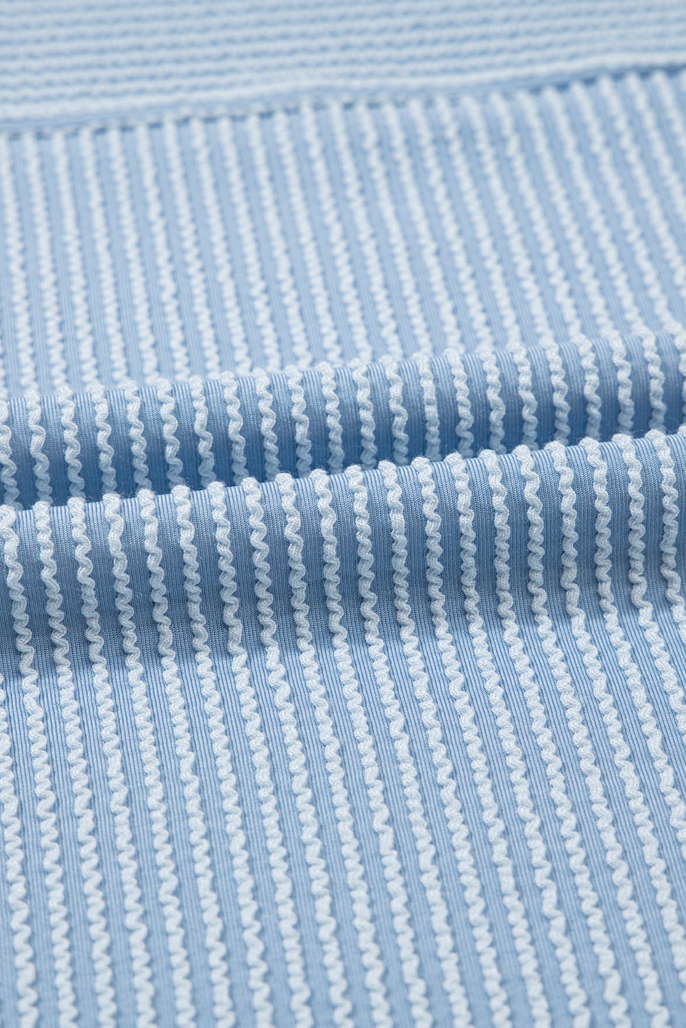 Solid Corded Knit Mock Neck T-Shirt - Rooted & Reckless Co.