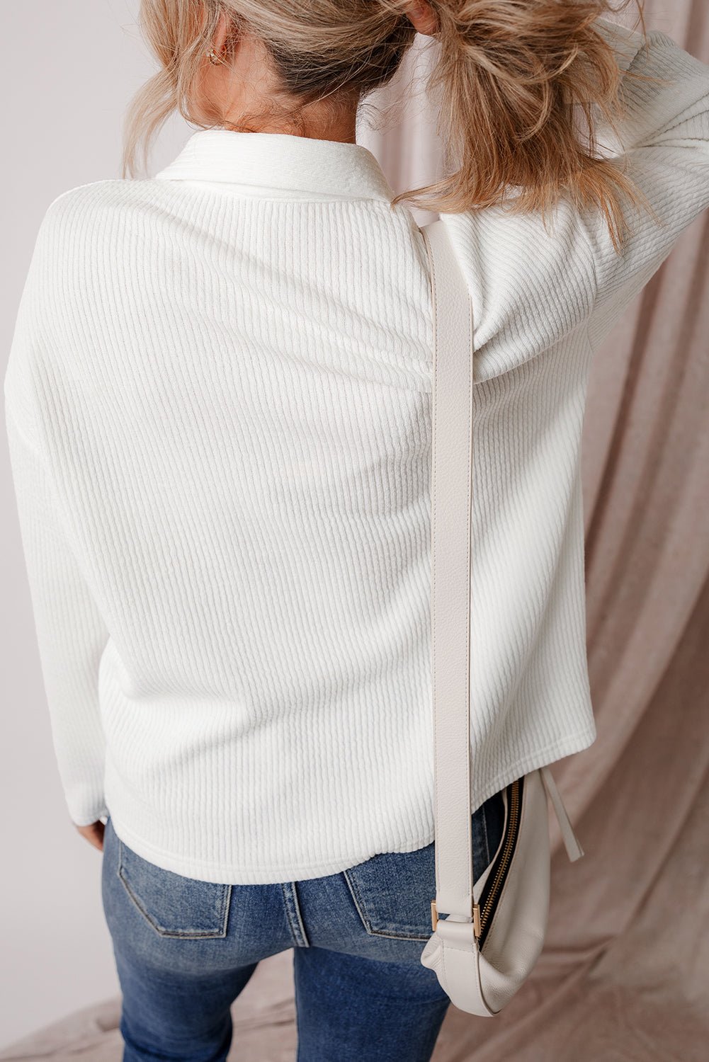 Solid Corduroy Button-Up Long Sleeve Jacket - Rooted & Reckless Co.