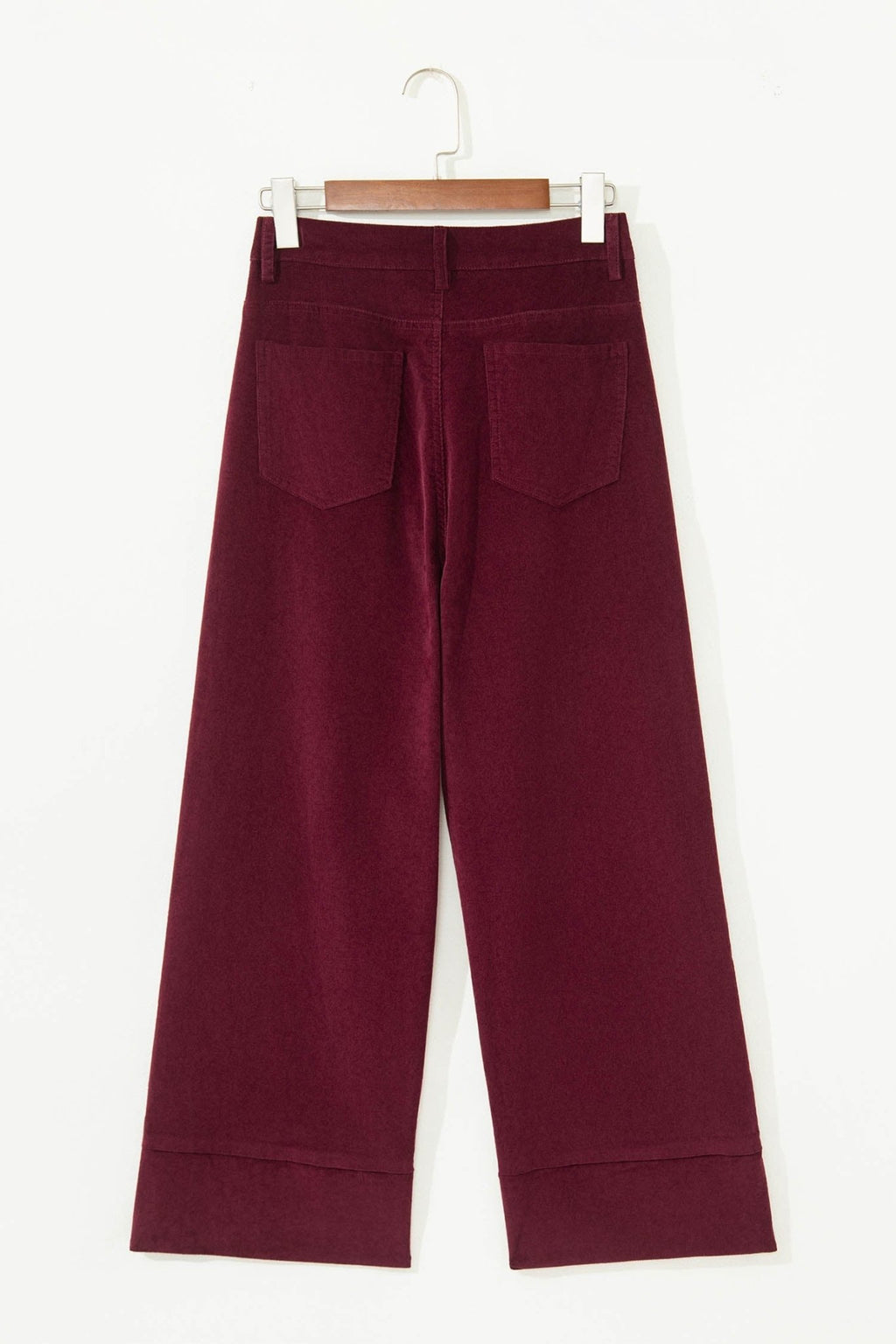 Solid Corduroy High Waist Wide Leg Pants - Rooted & Reckless Co.