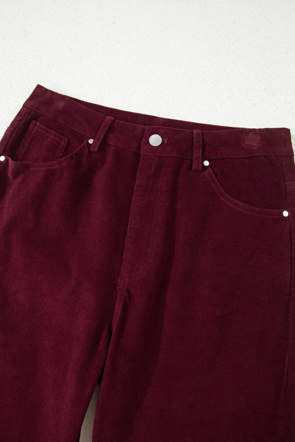 Solid Corduroy High Waist Wide Leg Pants - Rooted & Reckless Co.