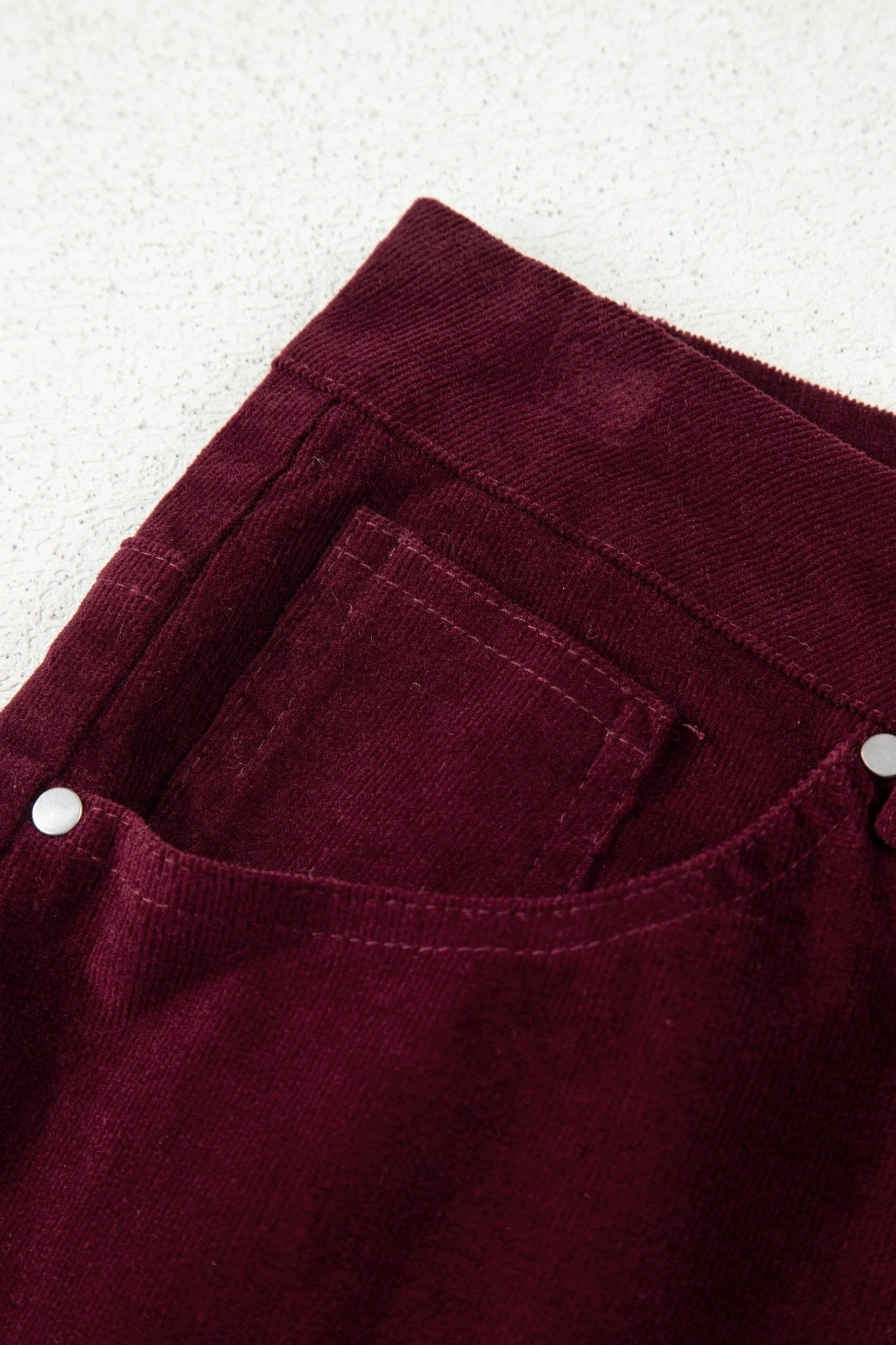 Solid Corduroy High Waist Wide Leg Pants - Rooted & Reckless Co.