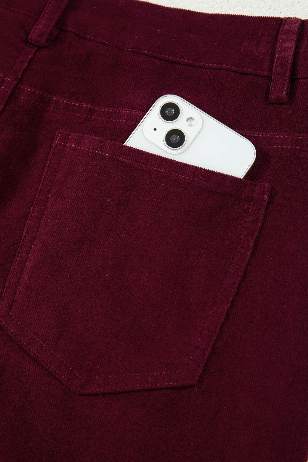 Solid Corduroy High Waist Wide Leg Pants - Rooted & Reckless Co.