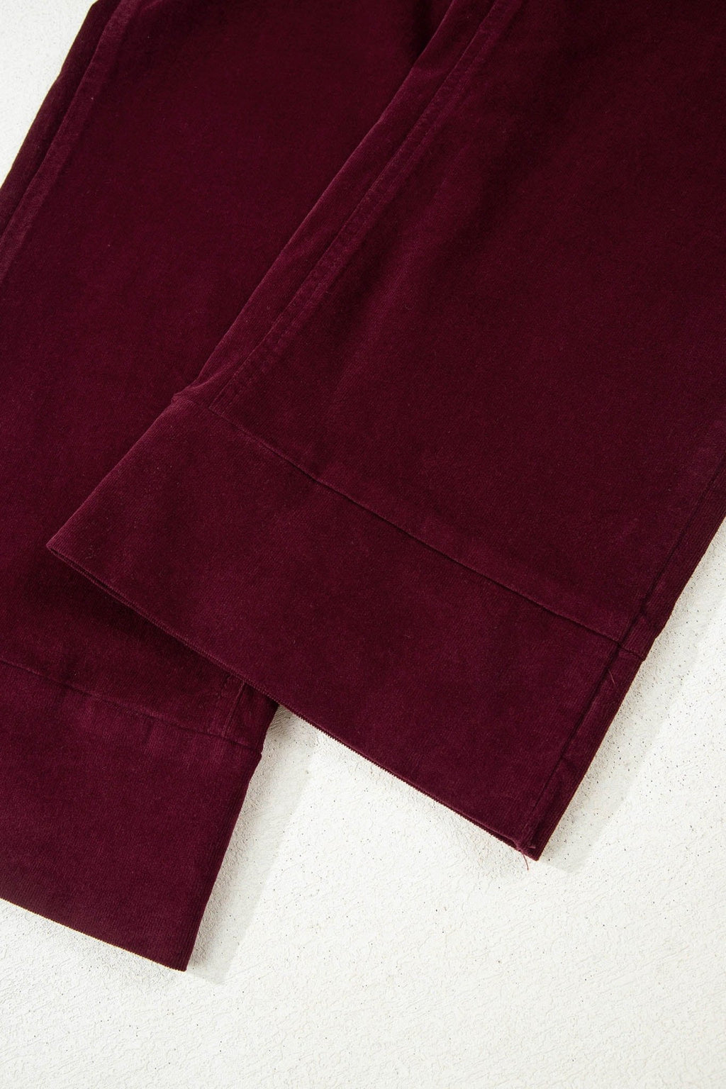 Solid Corduroy High Waist Wide Leg Pants - Rooted & Reckless Co.