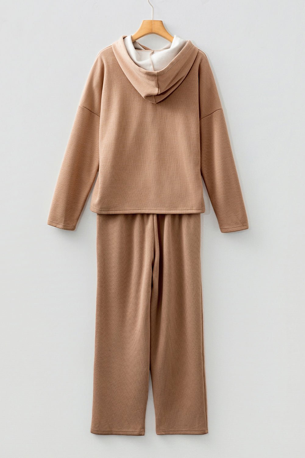 Solid Corduroy Lace Hoodie and Pants Set - Rooted & Reckless Co.