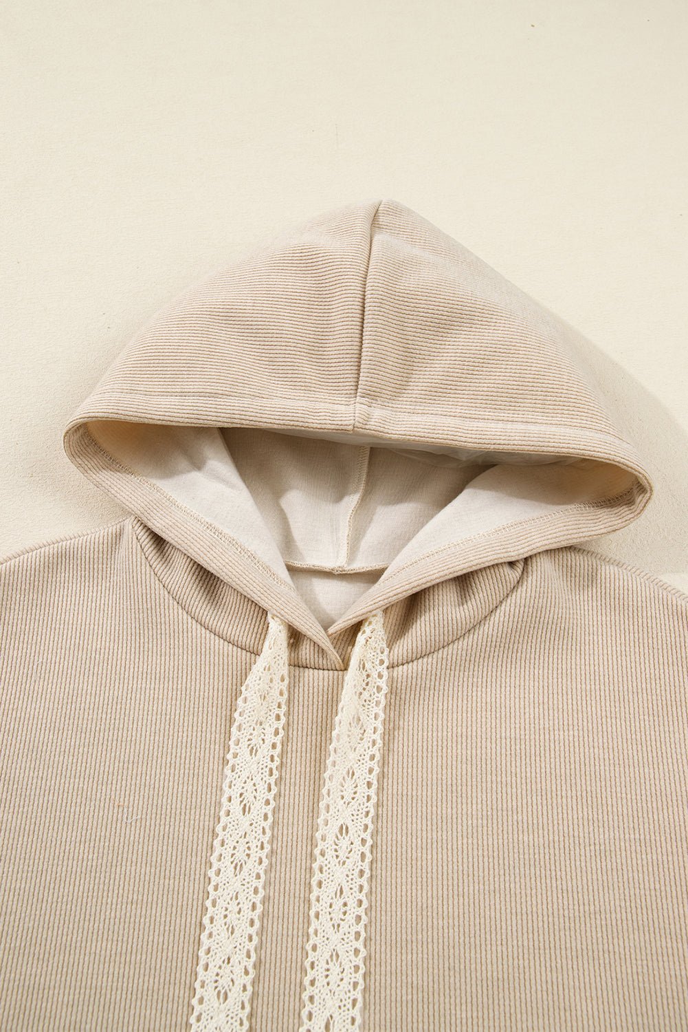Solid Corduroy Lace Hoodie and Pants Set - Rooted & Reckless Co.