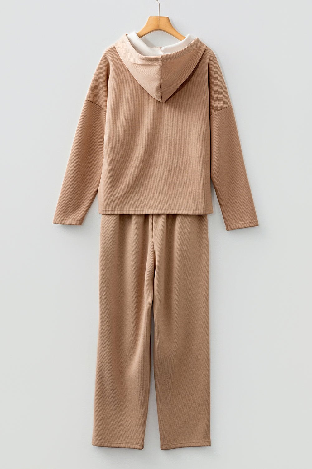 Solid Corduroy Lace Hoodie and Pants Set - Rooted & Reckless Co.