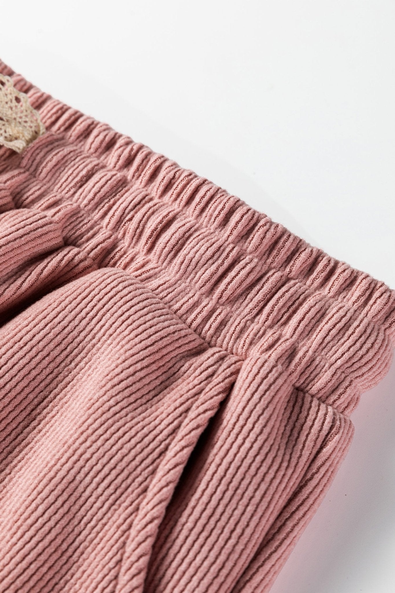 Solid Corduroy Lace Hoodie and Pants Set - Rooted & Reckless Co.