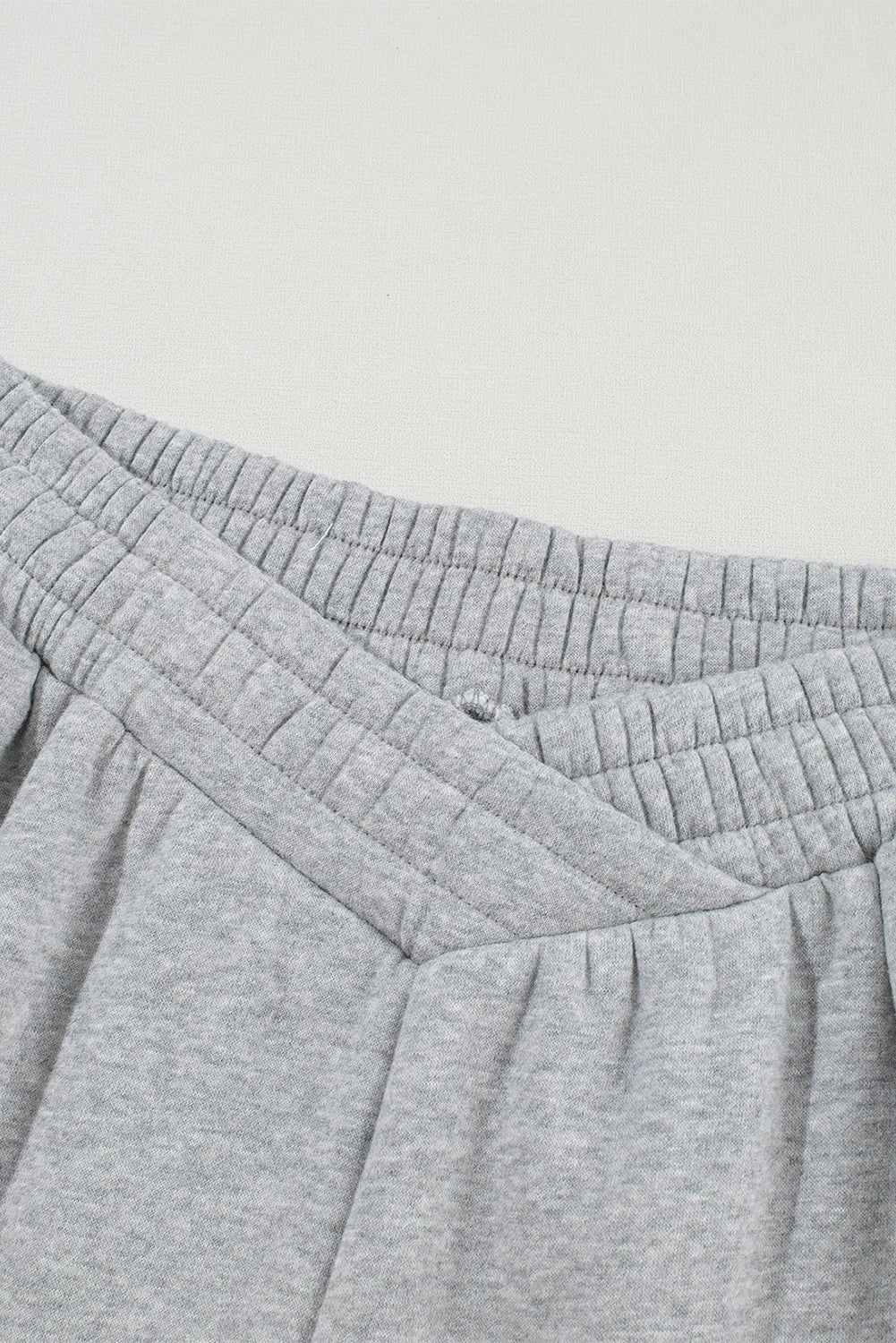 Solid Crisscross Elastic High Waist Sweatpants - Rooted & Reckless Co.