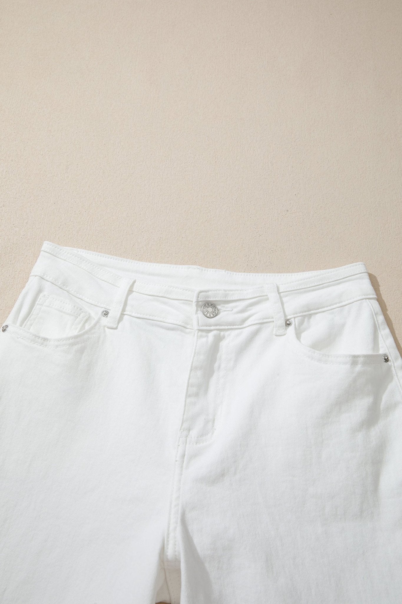 Solid Denim High Waist Wide Leg Jeans - Rooted & Reckless Co.