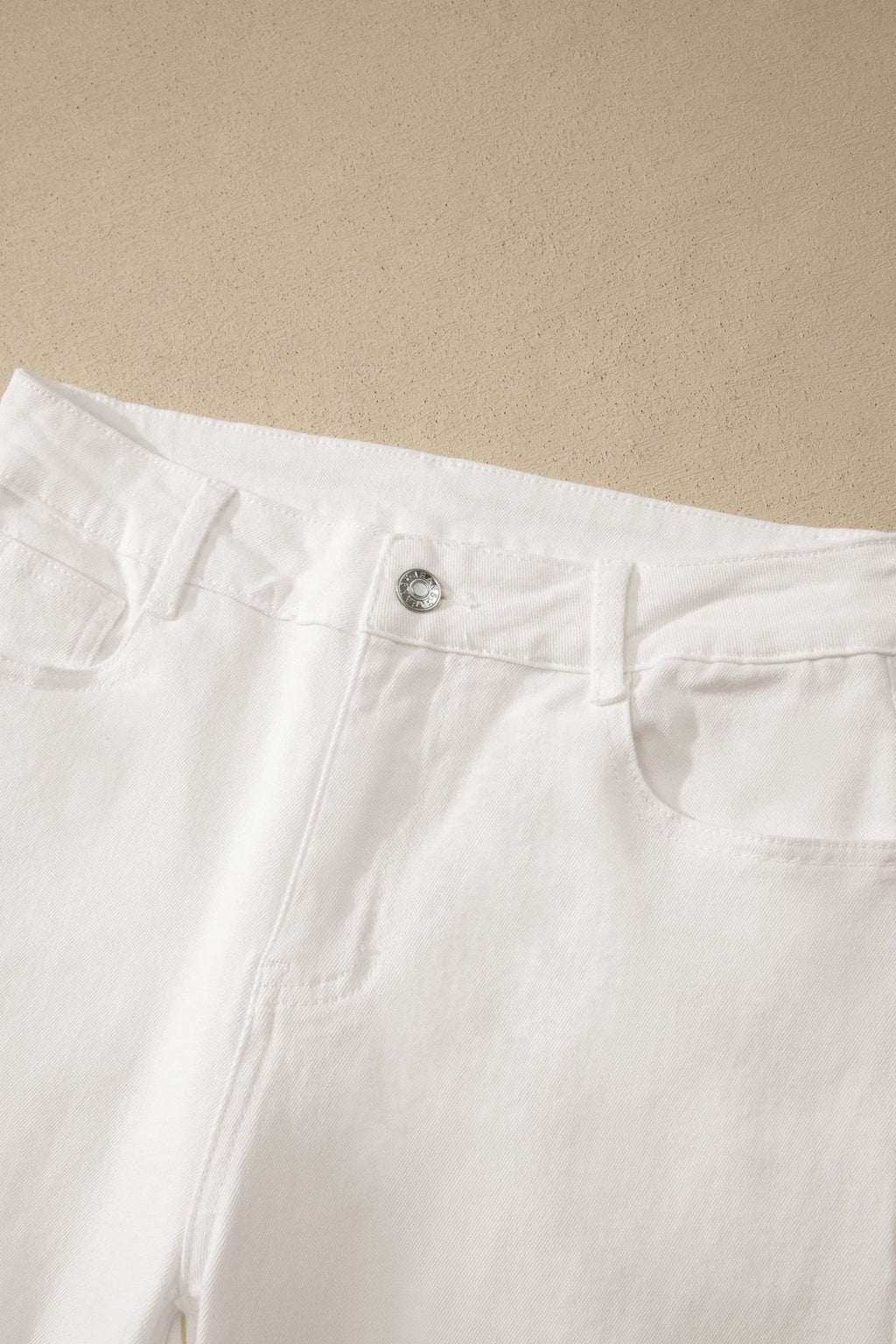 Solid Denim Rolled Cuffs Bermuda Shorts - Rooted & Reckless Co.