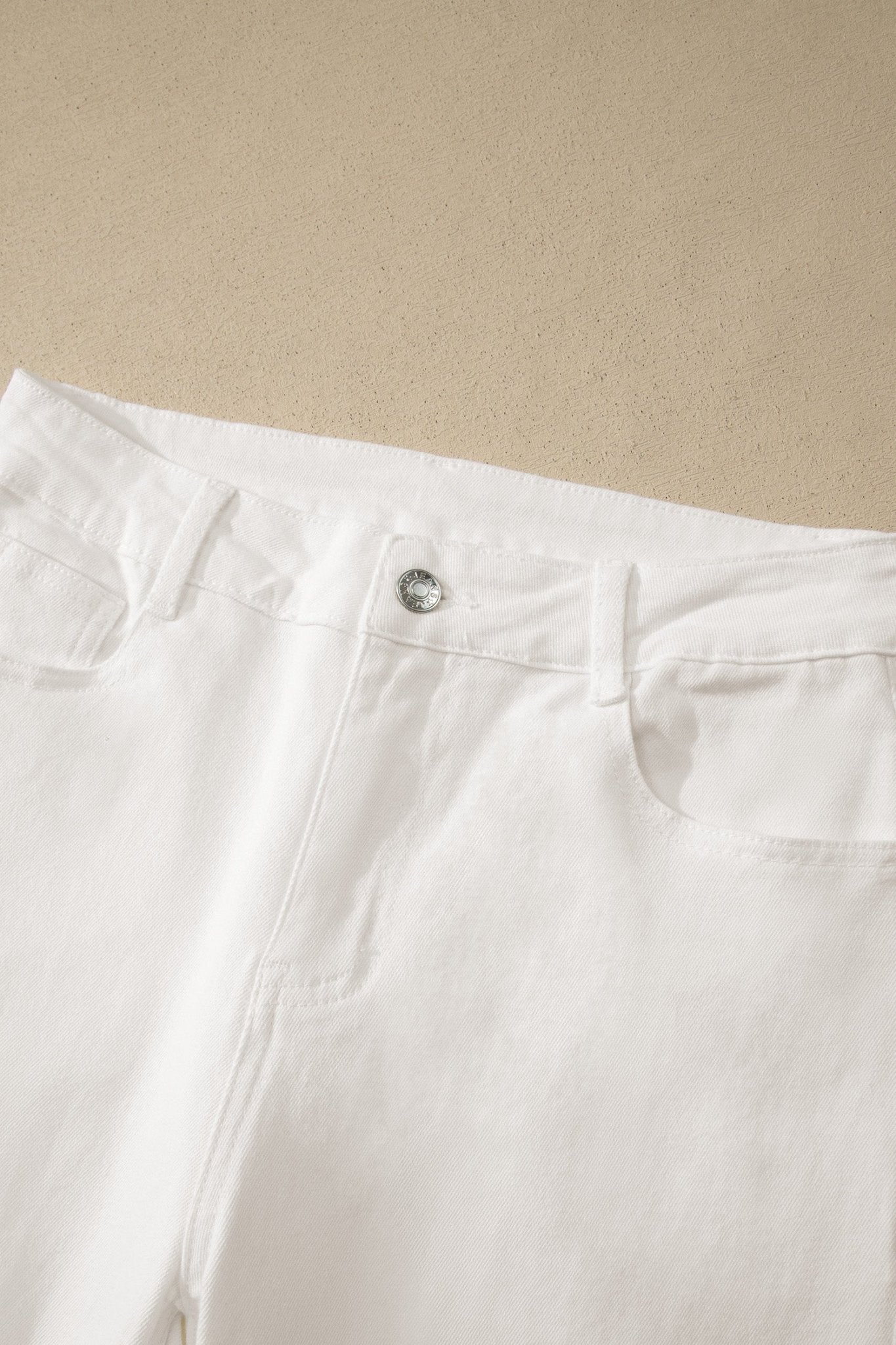 Solid Denim Rolled Cuffs Bermuda Shorts - Rooted & Reckless Co.