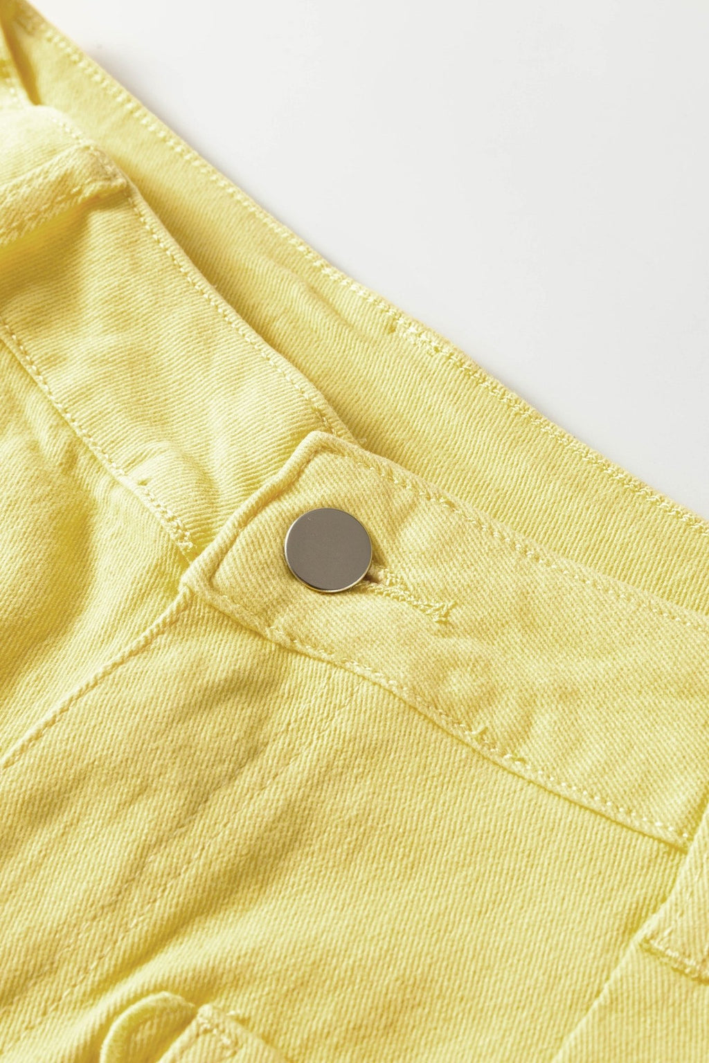 Solid Denim Scalloped Patch Pocket Shift Jeans - Rooted & Reckless Co.