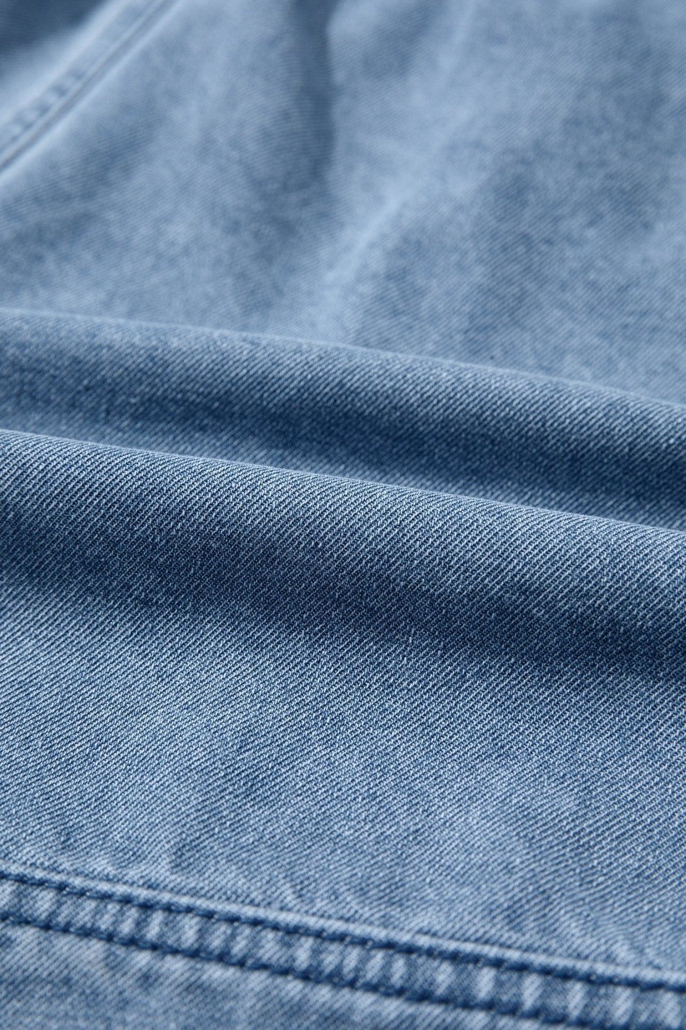 Solid Denim Smocked Elastic Waist Shorts - Rooted & Reckless Co.