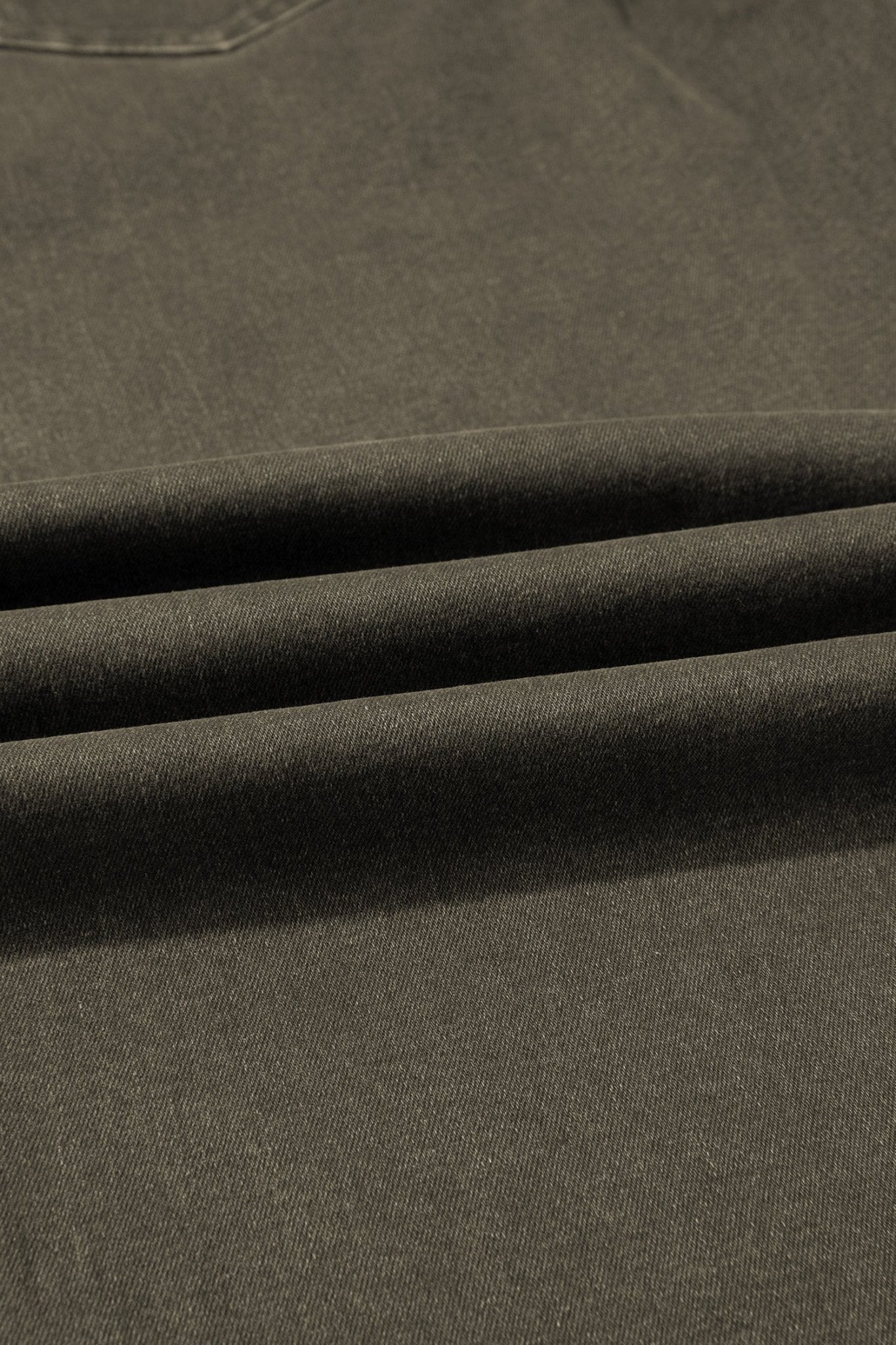 Solid Denim Square Patch Pocket Barrel Jeans - Rooted & Reckless Co.