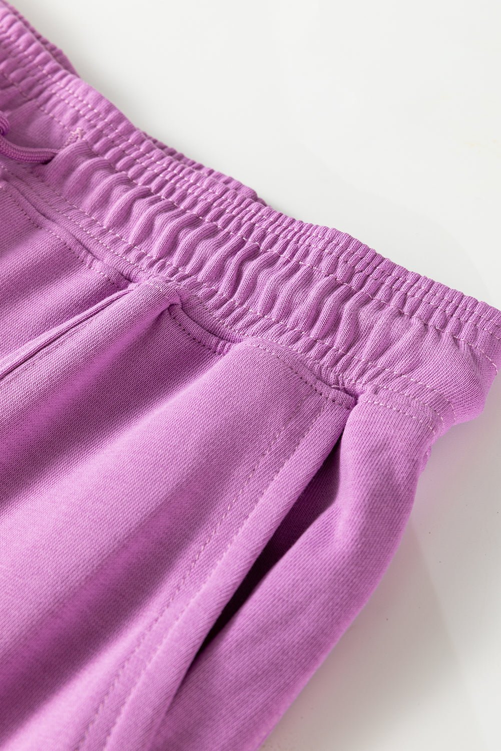 Solid Drawstring Elastic Waist Jogger Pants - Rooted & Reckless Co.