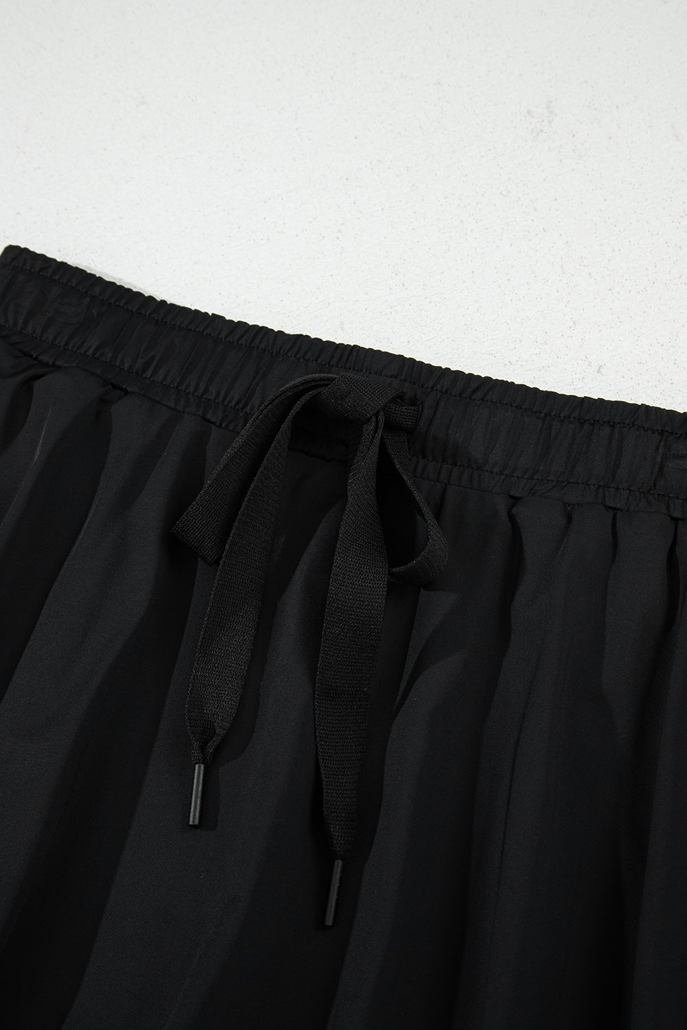 Solid Drawstring Elastic Waist Lined Tennis Skort - Rooted & Reckless Co.