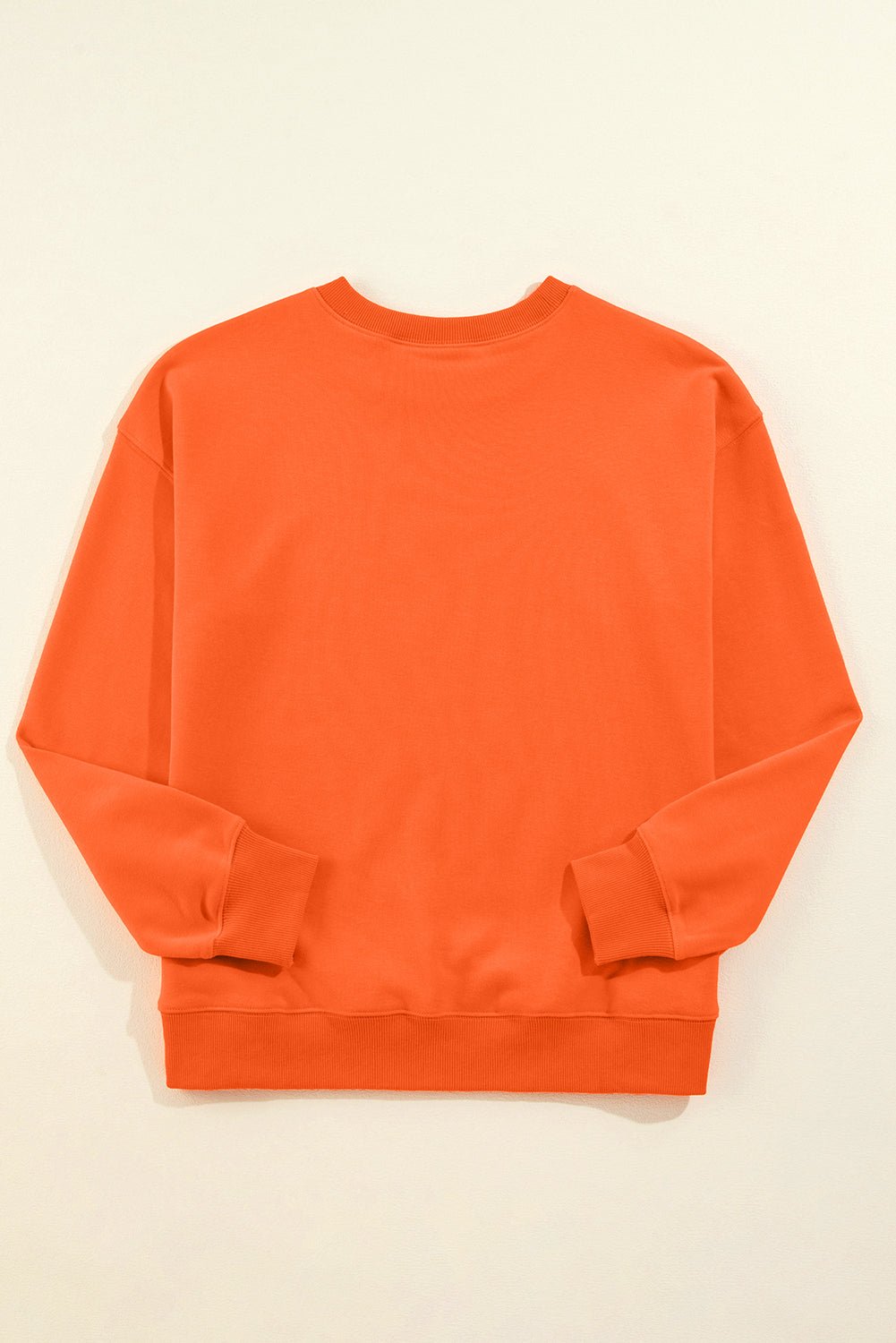 Solid Drop Shoulder Crewneck Pullover Sweatshirt - Rooted & Reckless Co.