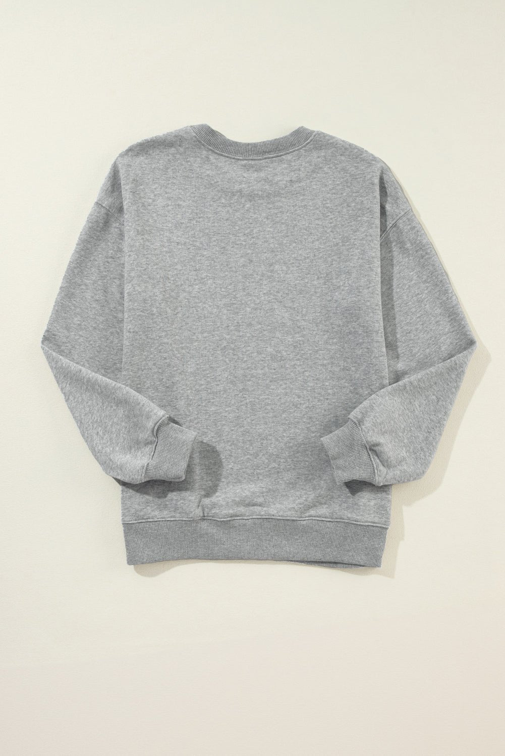 Solid Drop Shoulder Crewneck Pullover Sweatshirt - Rooted & Reckless Co.