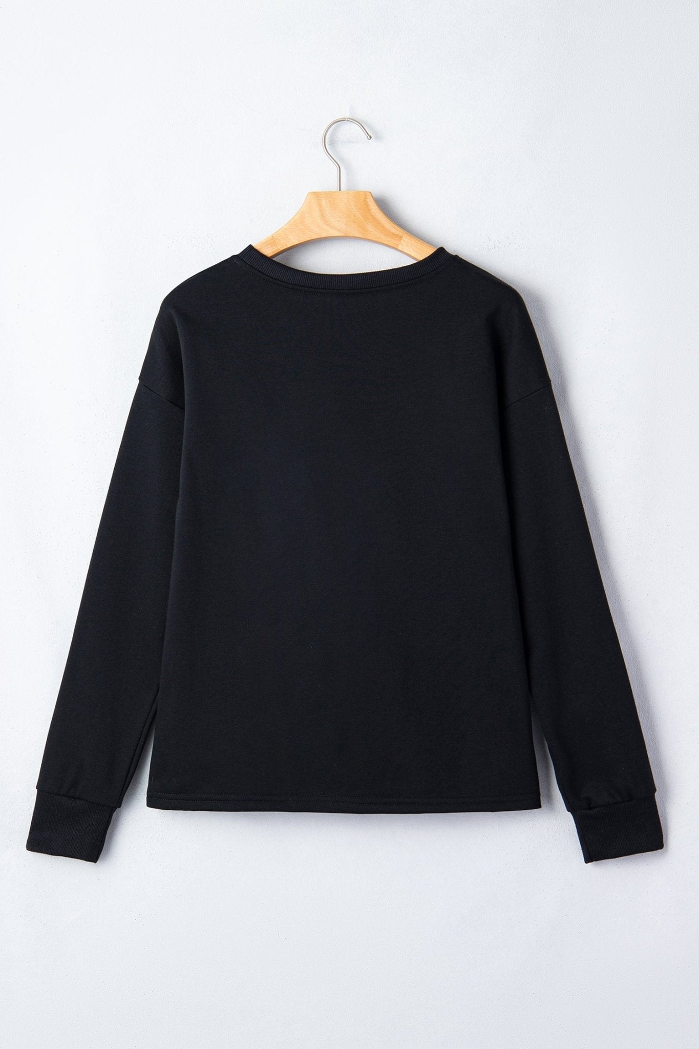 Solid Drop Shoulder Long Sleeve Top - Rooted & Reckless Co.