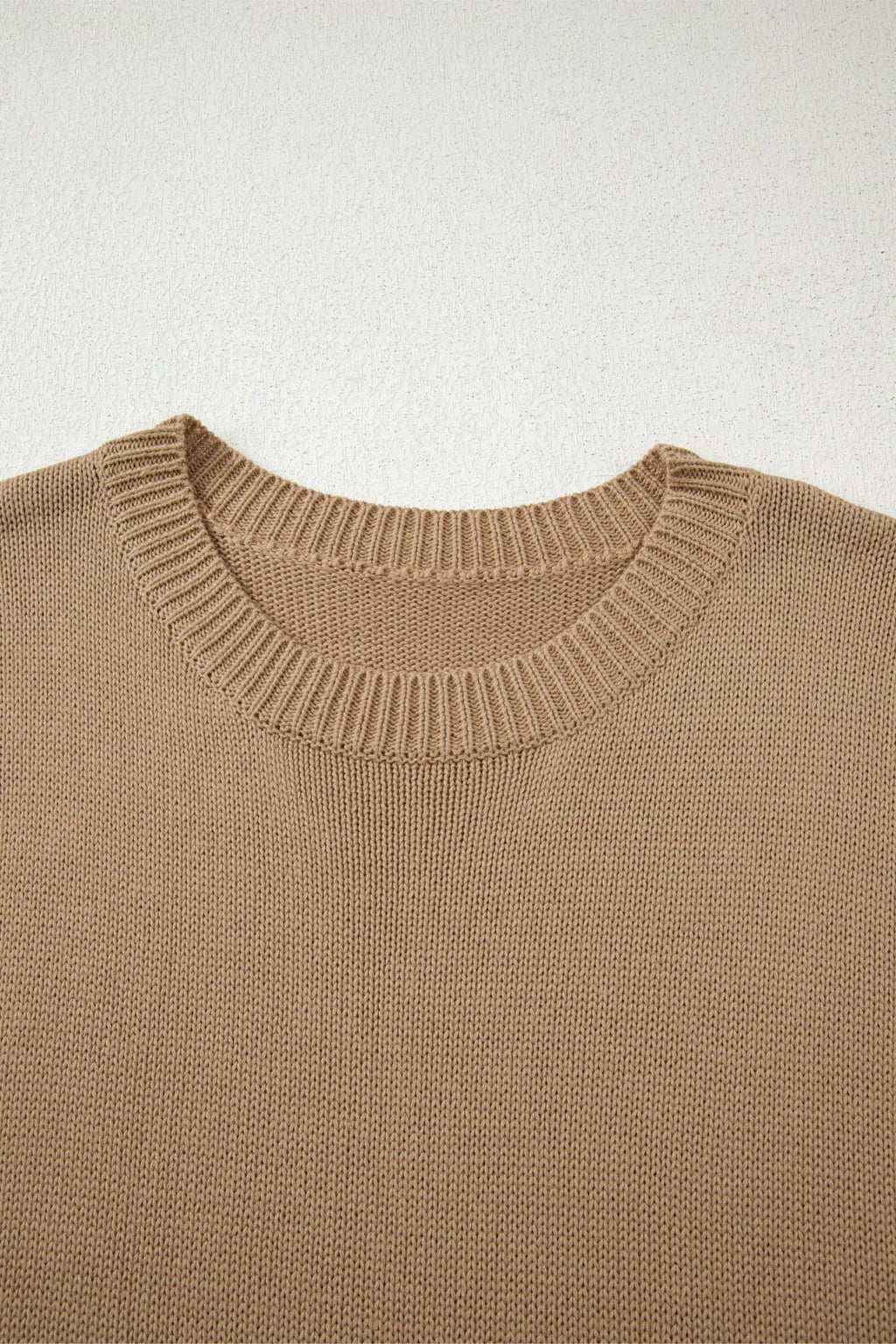 Solid Drop Shoulder Oversize Mini Sweater Dress - Rooted & Reckless Co.