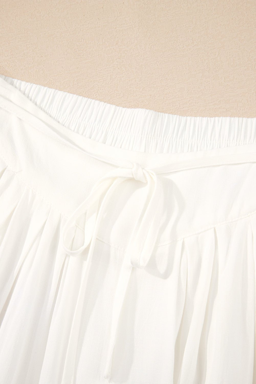 Solid Drop Waist Pleated Wide Leg Pants - Rooted & Reckless Co.