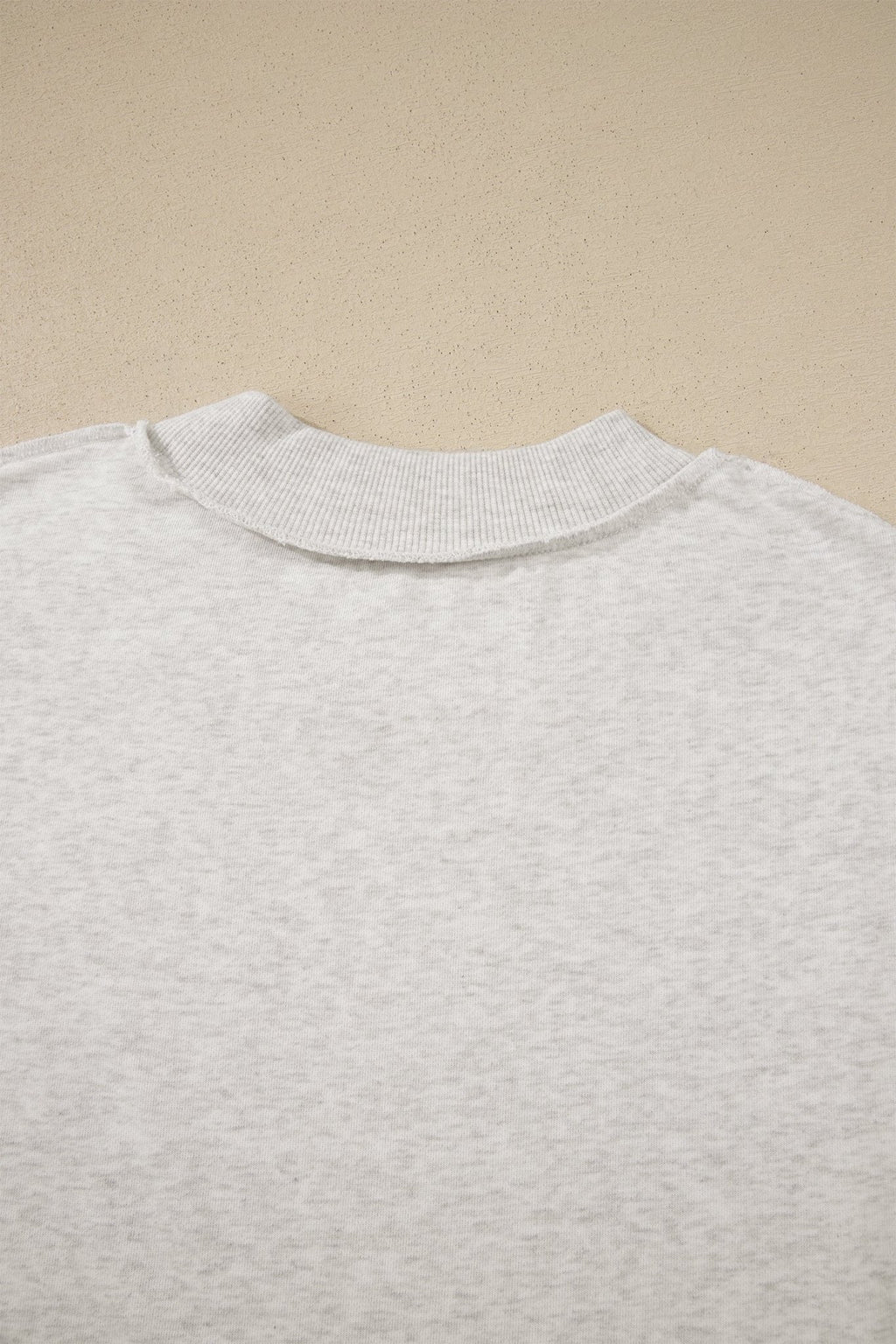 Solid Exposed Seam Mock Neck Tee - Rooted & Reckless Co.