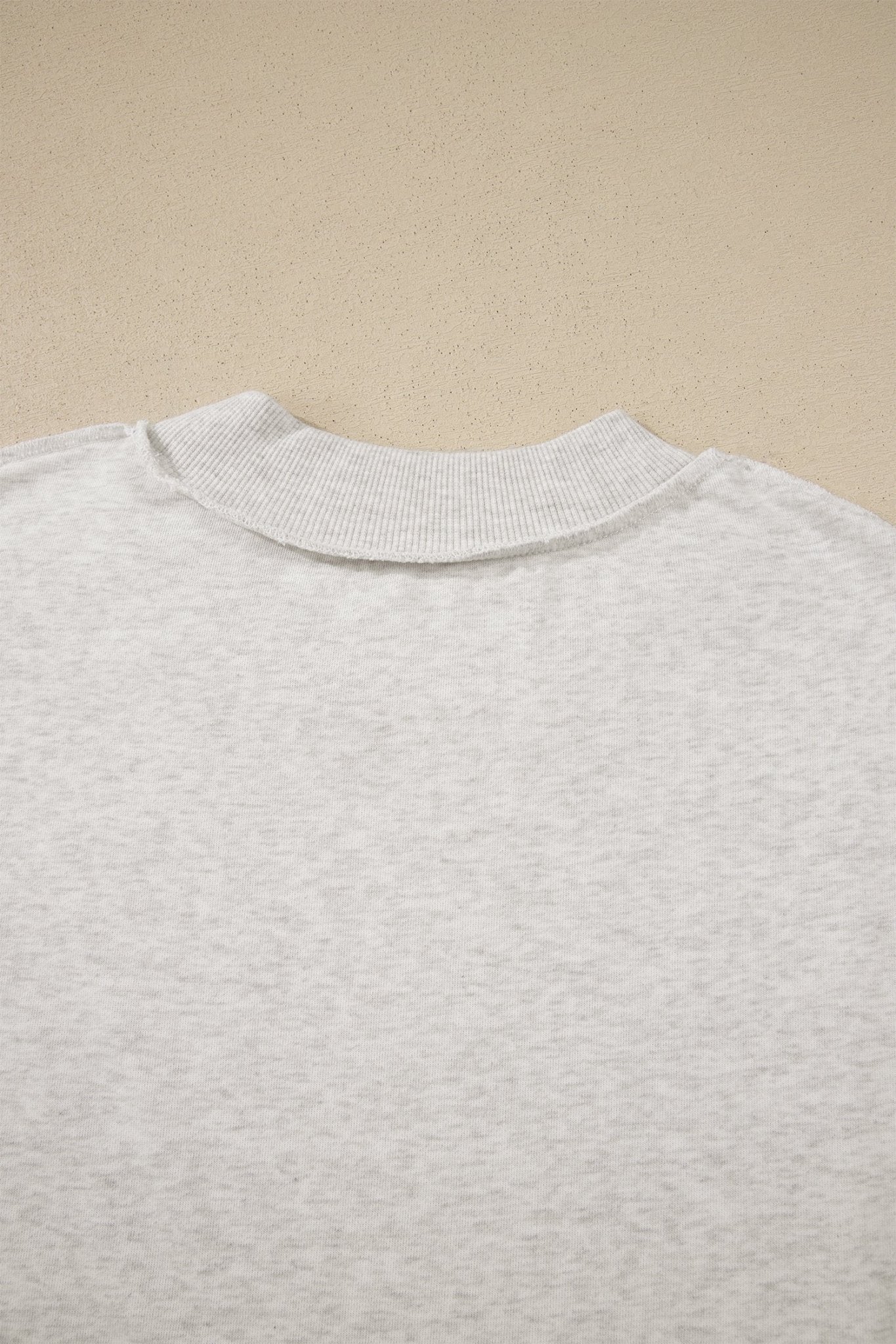 Solid Exposed Seam Mock Neck Tee - Rooted & Reckless Co.