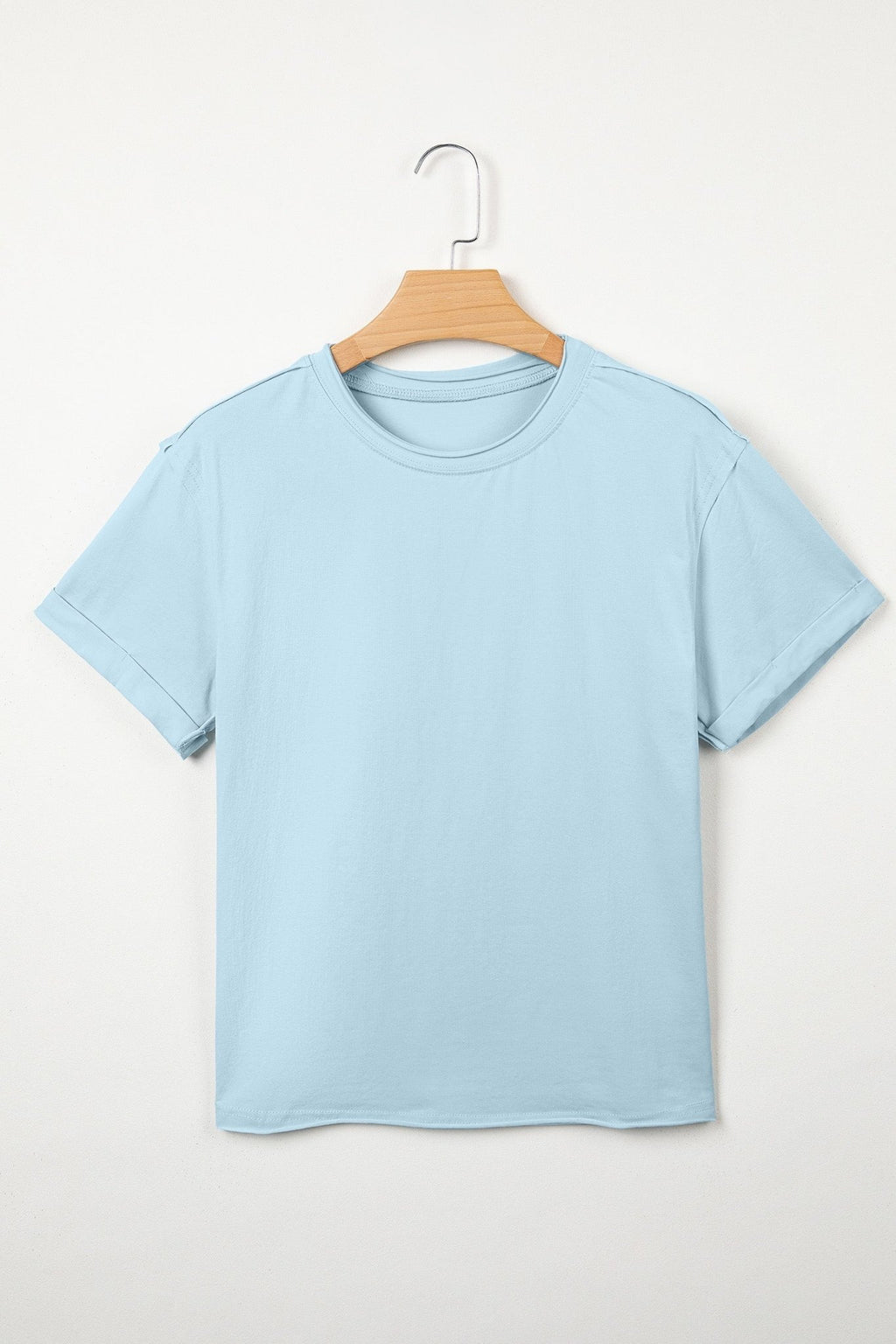 Solid Exposed Seam Short Sleeve T-Shirt - Rooted & Reckless Co.