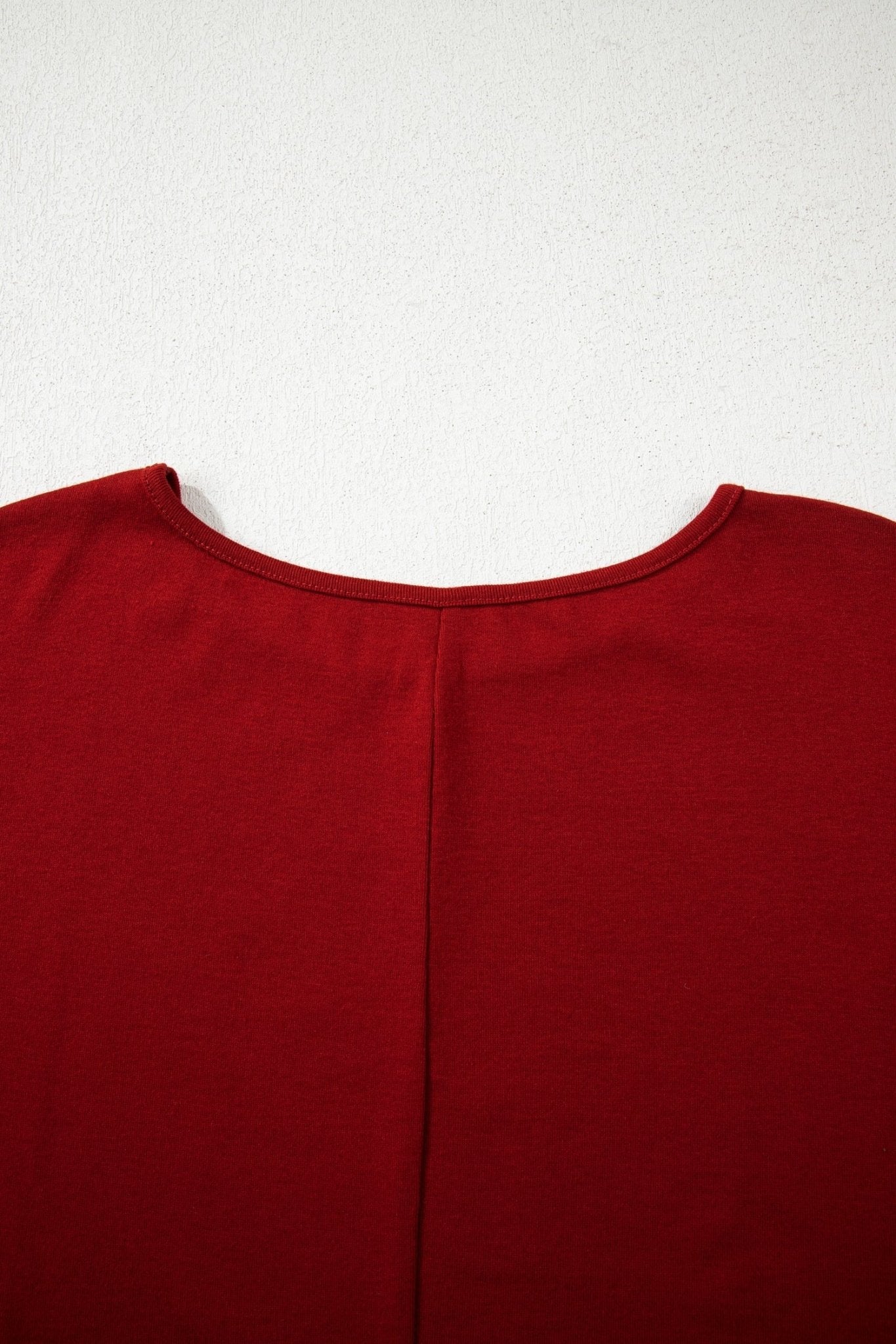 Solid Extended Cuff Long Sleeve Top - Rooted & Reckless Co.