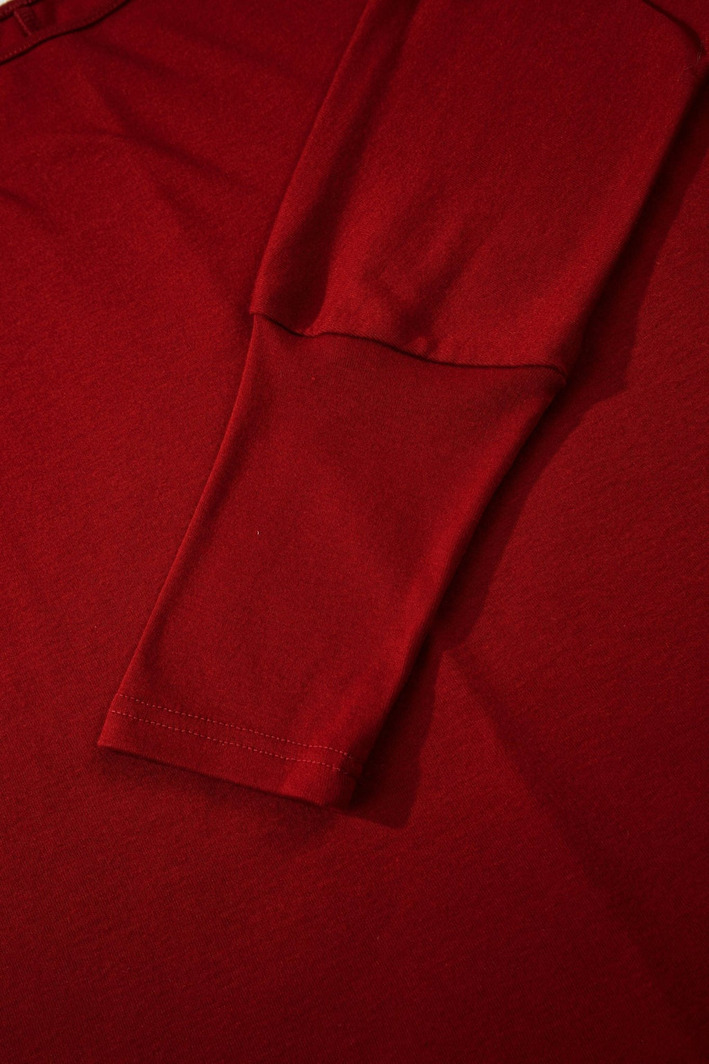 Solid Extended Cuff Long Sleeve Top - Rooted & Reckless Co.