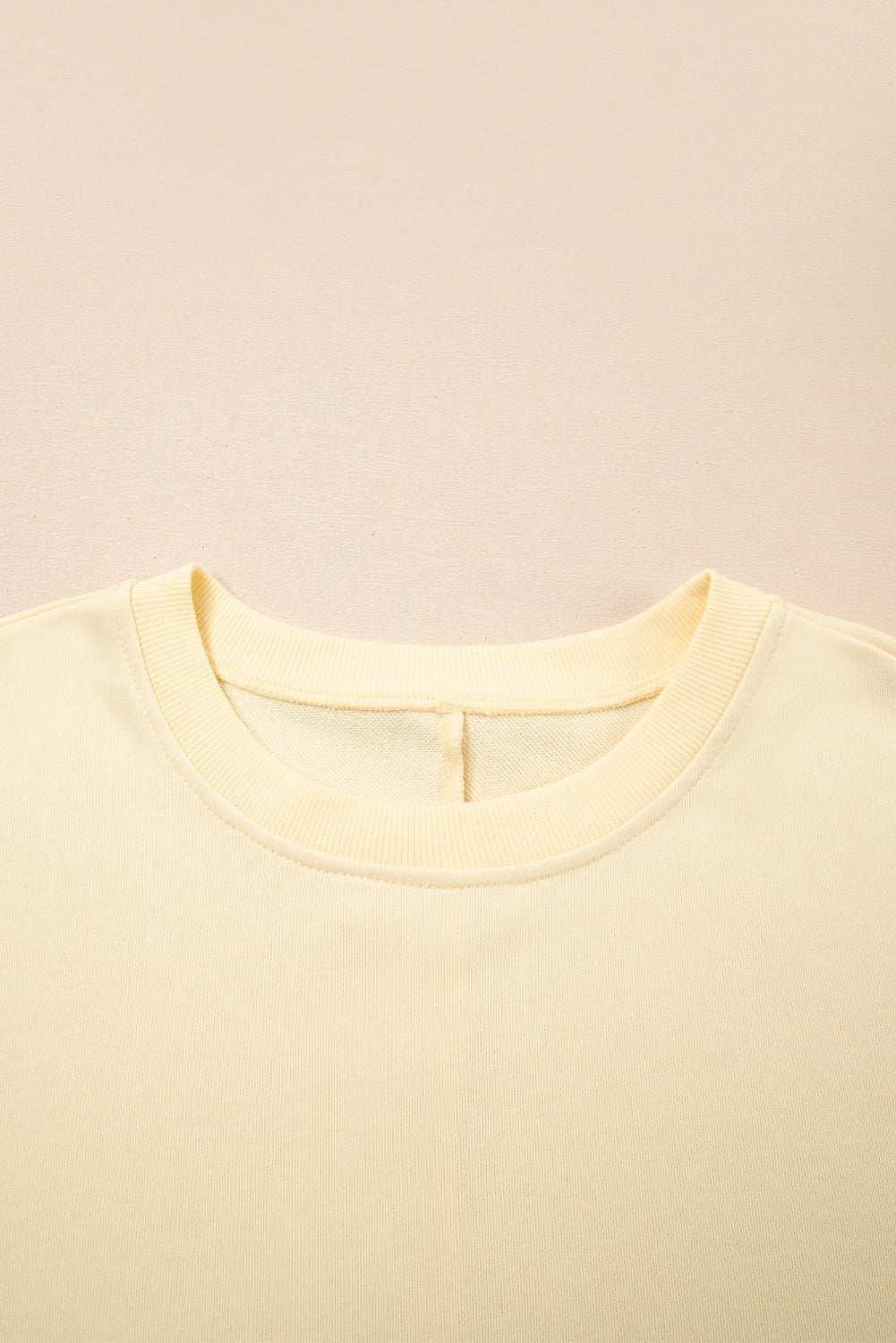 Solid Faux Layered Patchwork Crewneck Sweatshirt - Rooted & Reckless Co.