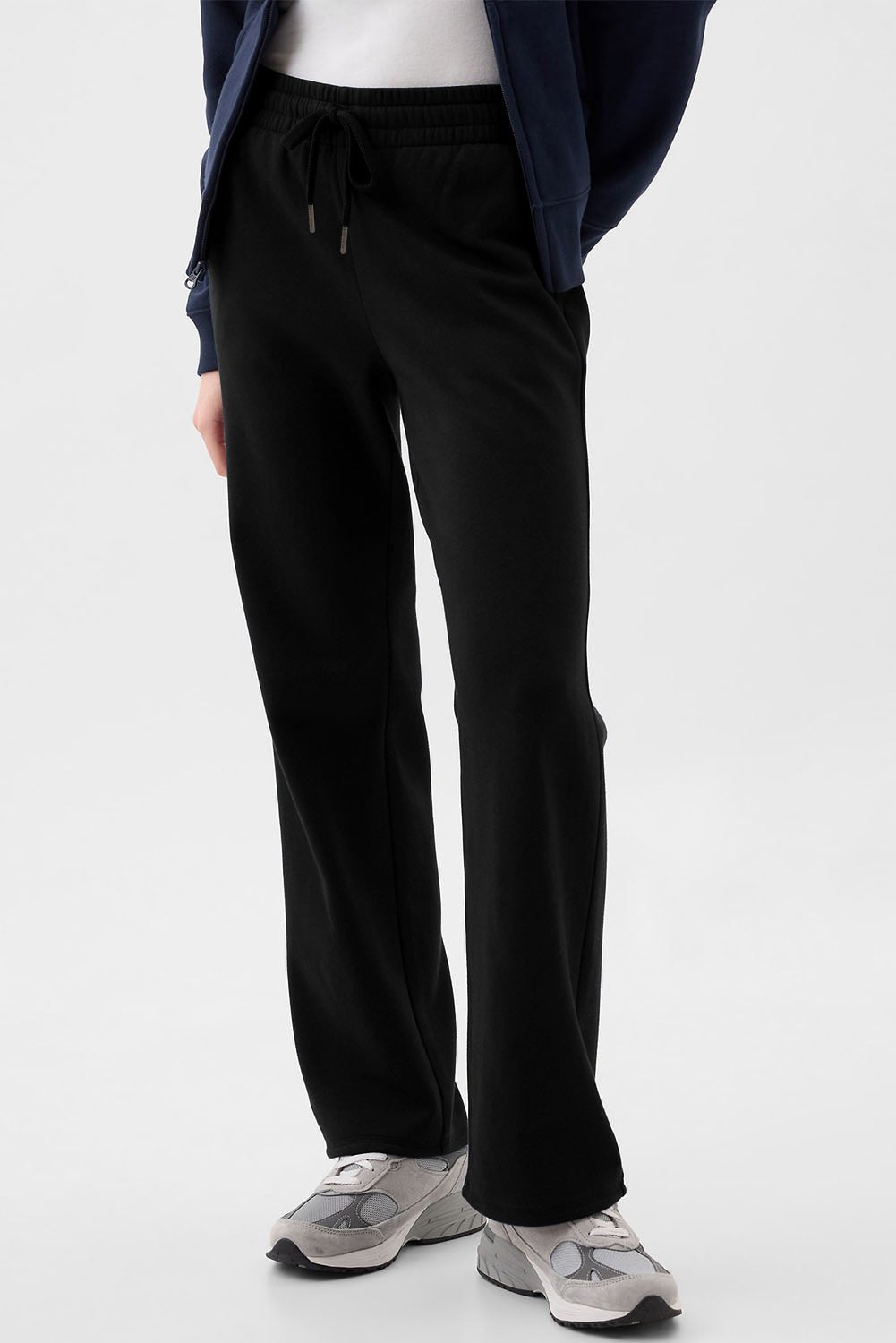 Solid Fleece-Lined Drawstring Waist Pants - Rooted & Reckless Co.