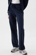 Solid Fleece-Lined Drawstring Waist Pants - Rooted & Reckless Co.