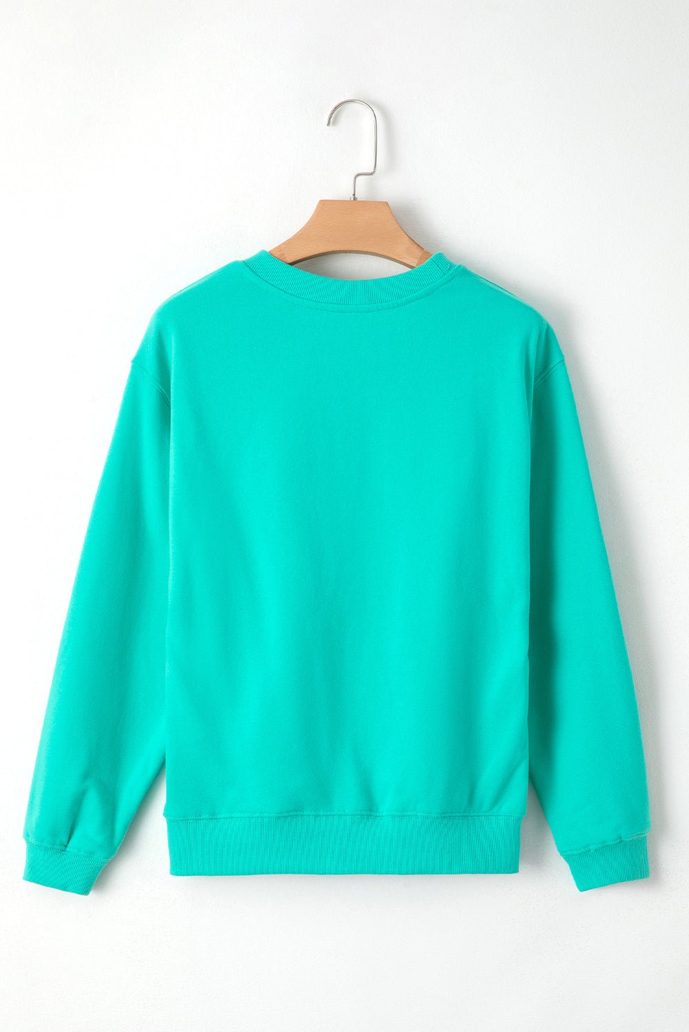 Solid Fleece Lined Drop Shoulder Terry Sweatshirt - Rooted & Reckless Co.
