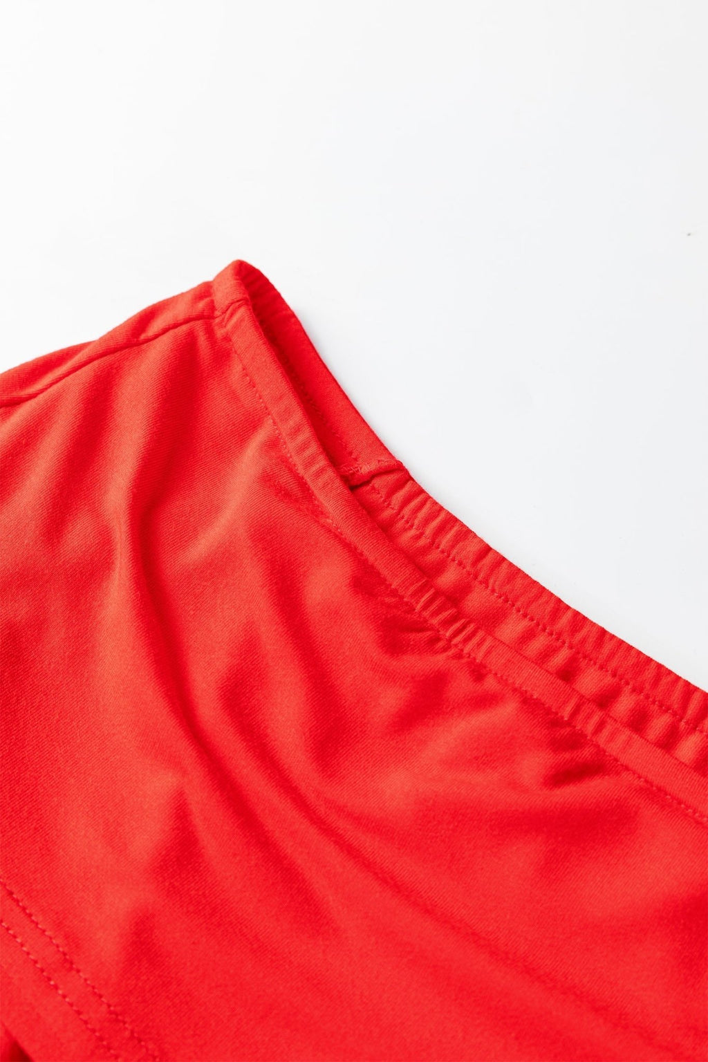 Solid Fold-Over Off-Shoulder Long Sleeve Top - Rooted & Reckless Co.