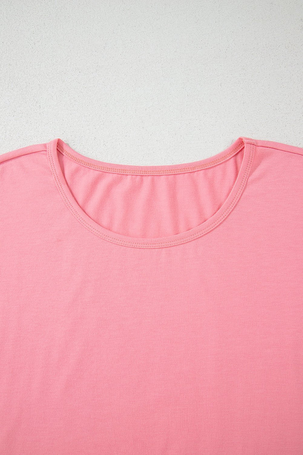 Solid Frilled Hem Short Sleeve T-Shirt - Rooted & Reckless Co.