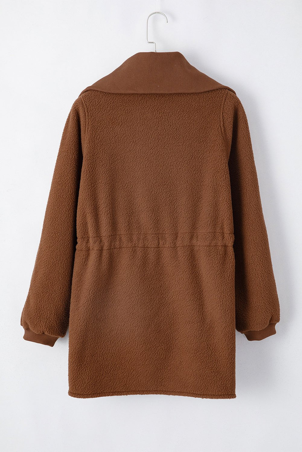 Solid Half-Zip Fleece Pocketed Sweatshirt - Rooted & Reckless Co.