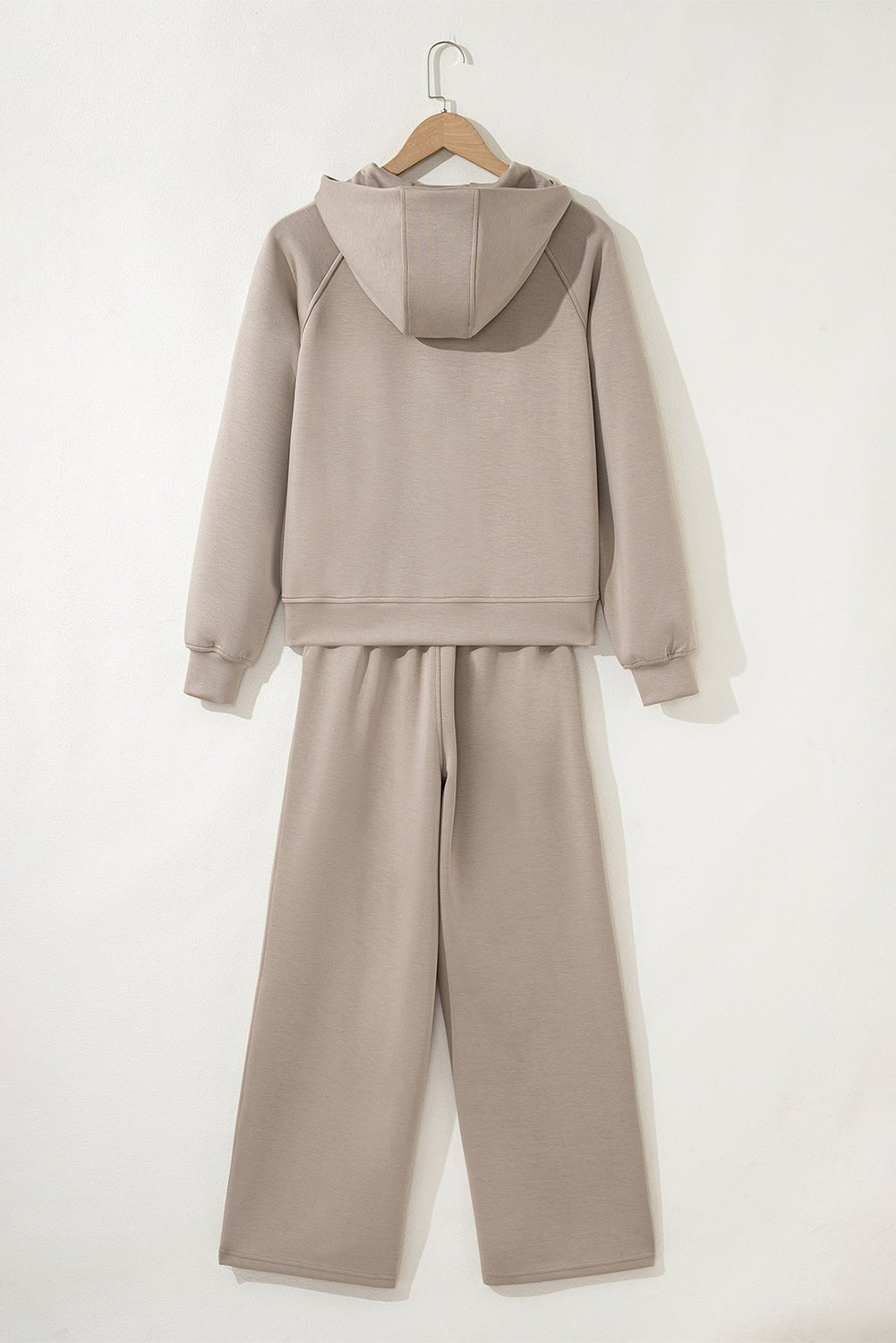 Solid Half-Zip Hoodie and Pants Set - Rooted & Reckless Co.