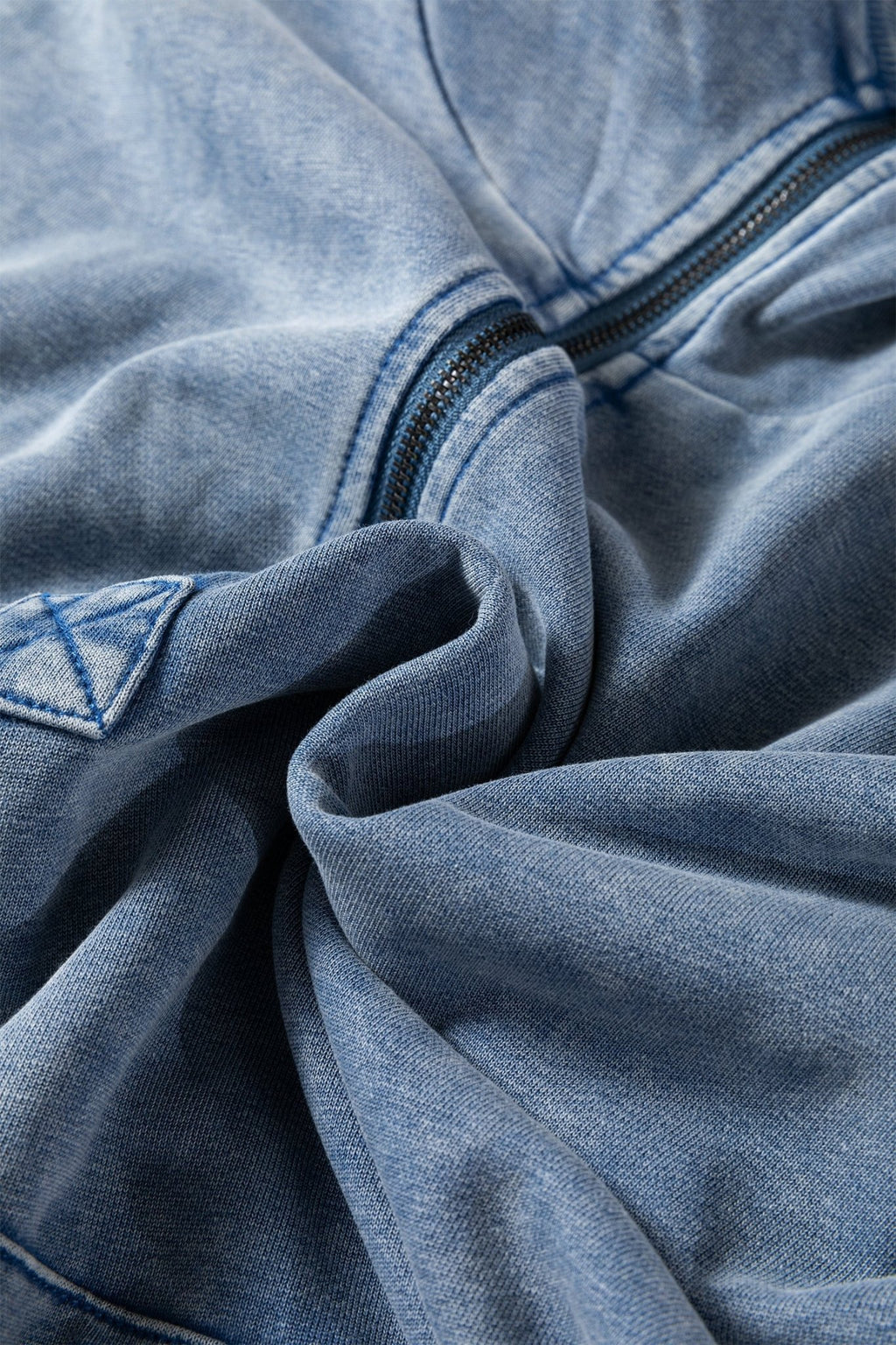 Solid Half-Zip Kangaroo Pocket Baggy Hoodie - Rooted & Reckless Co.