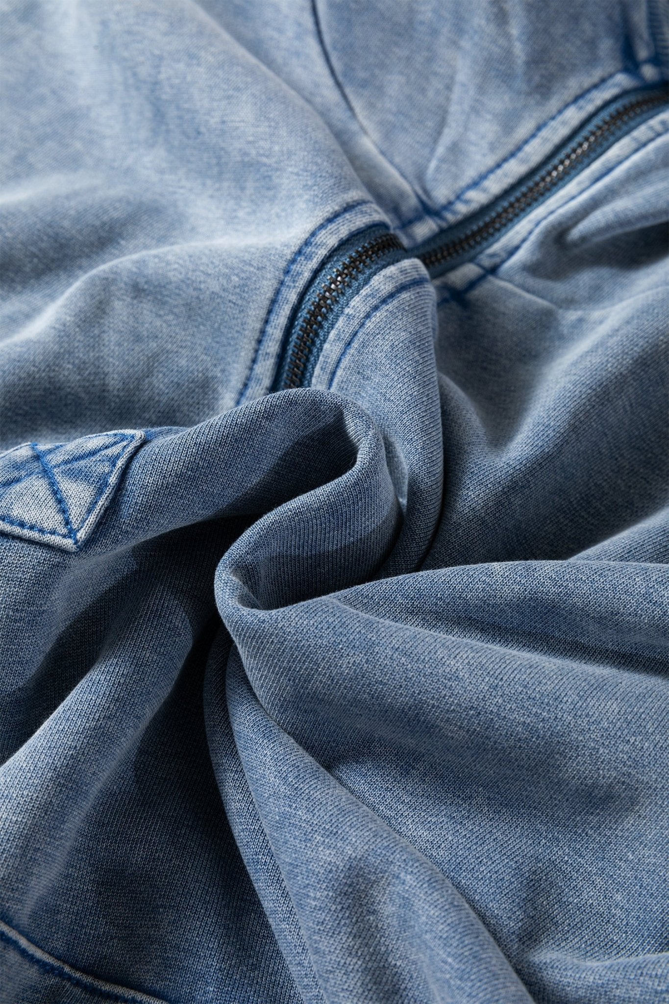 Solid Half-Zip Kangaroo Pocket Baggy Hoodie - Rooted & Reckless Co.