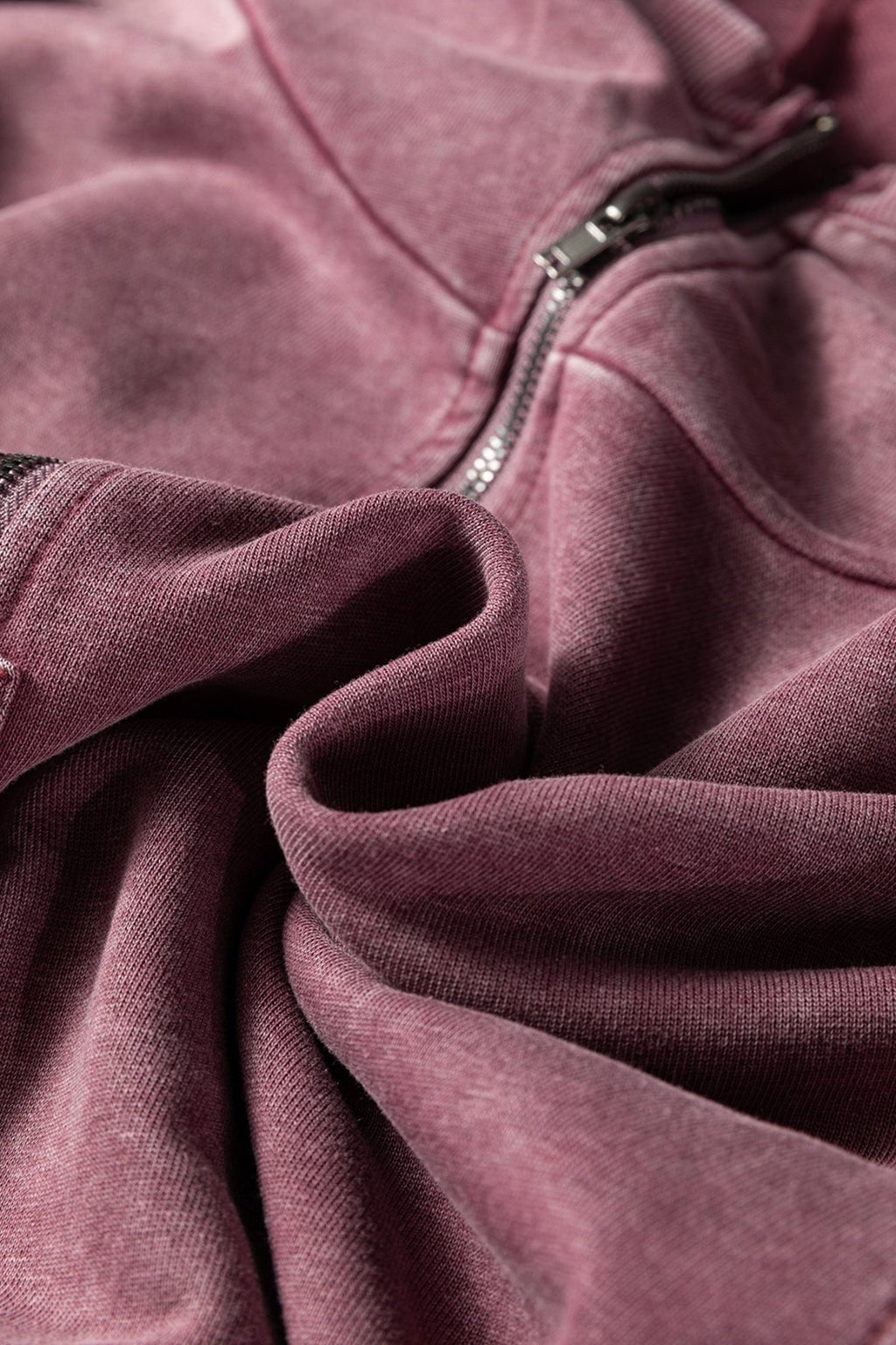 Solid Half-Zip Kangaroo Pocket Baggy Hoodie - Rooted & Reckless Co.