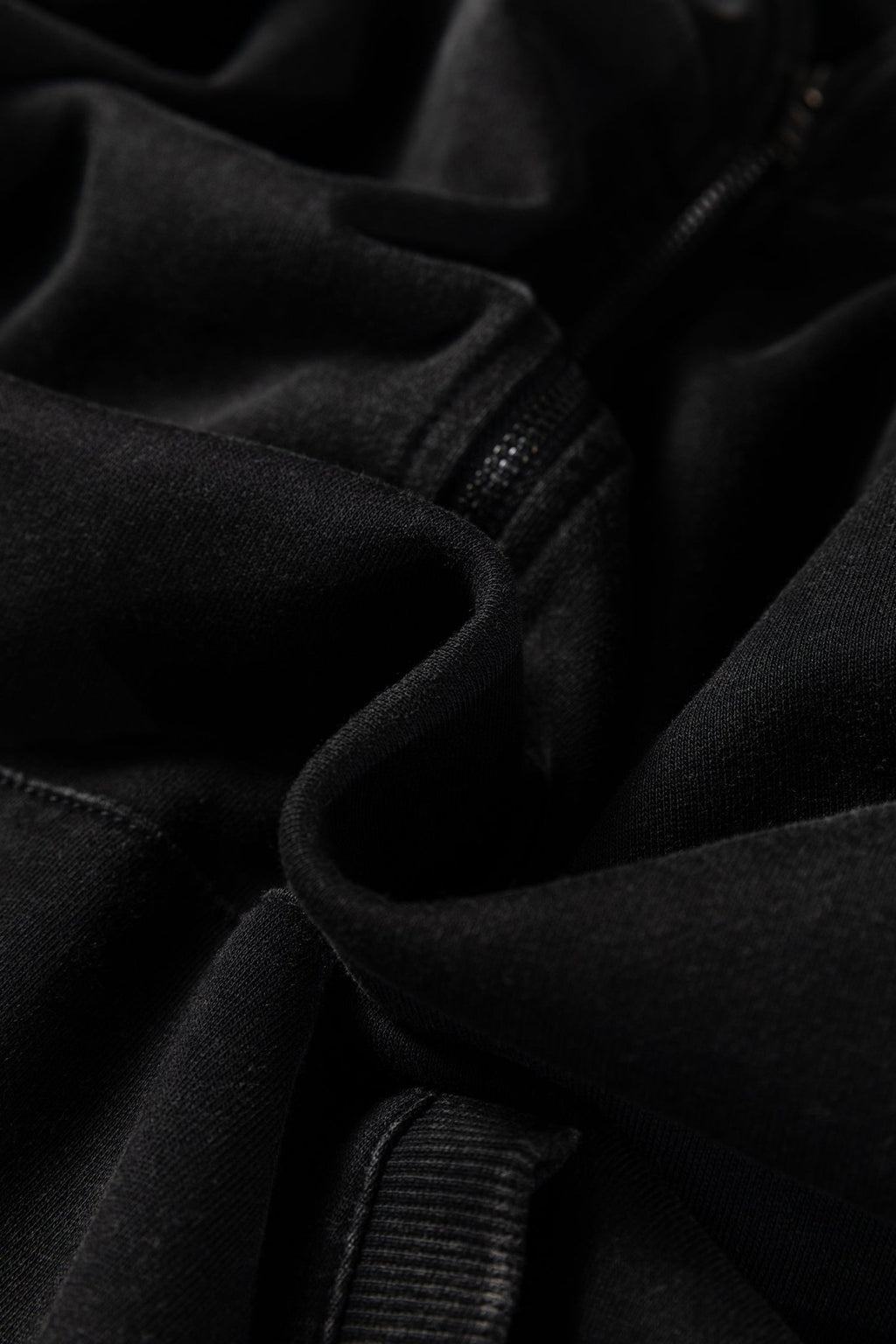 Solid Half-Zip Kangaroo Pocket Baggy Hoodie - Rooted & Reckless Co.