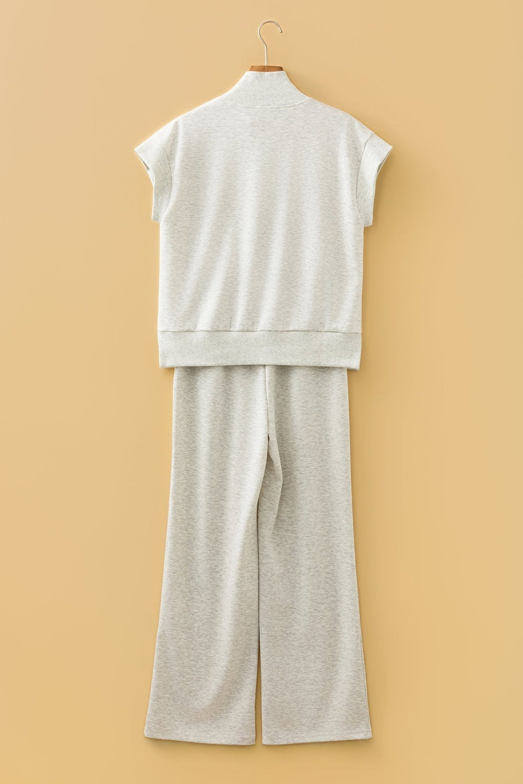 Solid Half Zip Polo Tee and Pants Set - Rooted & Reckless Co.