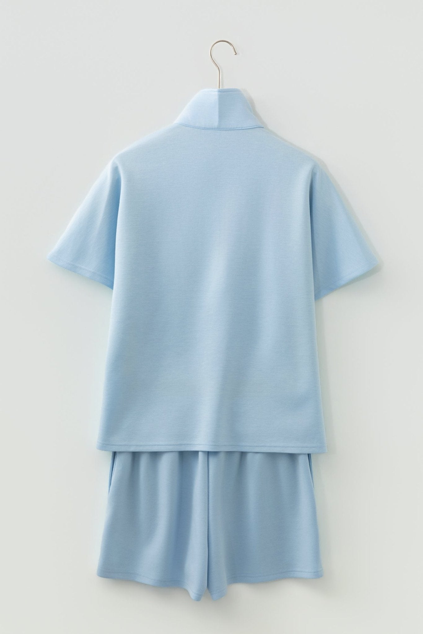 Solid Half Zip Sweatshirt and Shorts Set - Rooted & Reckless Co.