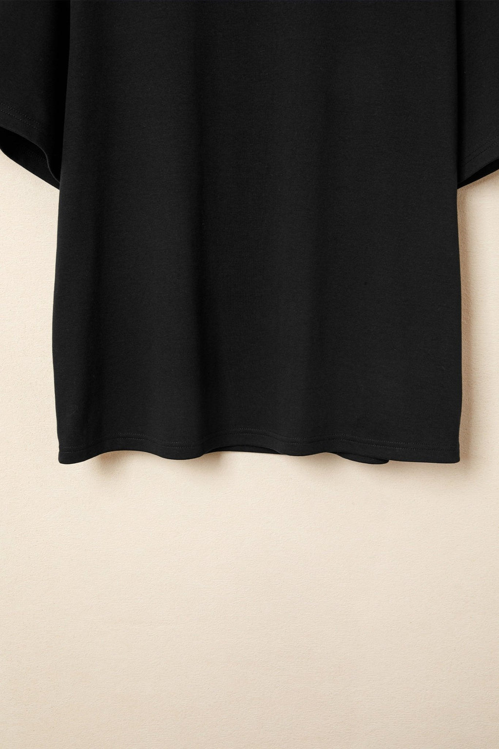 Solid High Neck Oversize Tee - Rooted & Reckless Co.