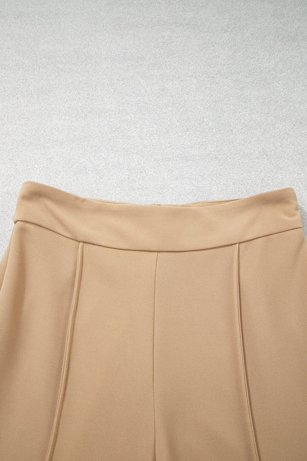 Solid High Waist Exposed Seam Bootcut Pants - Rooted & Reckless Co.